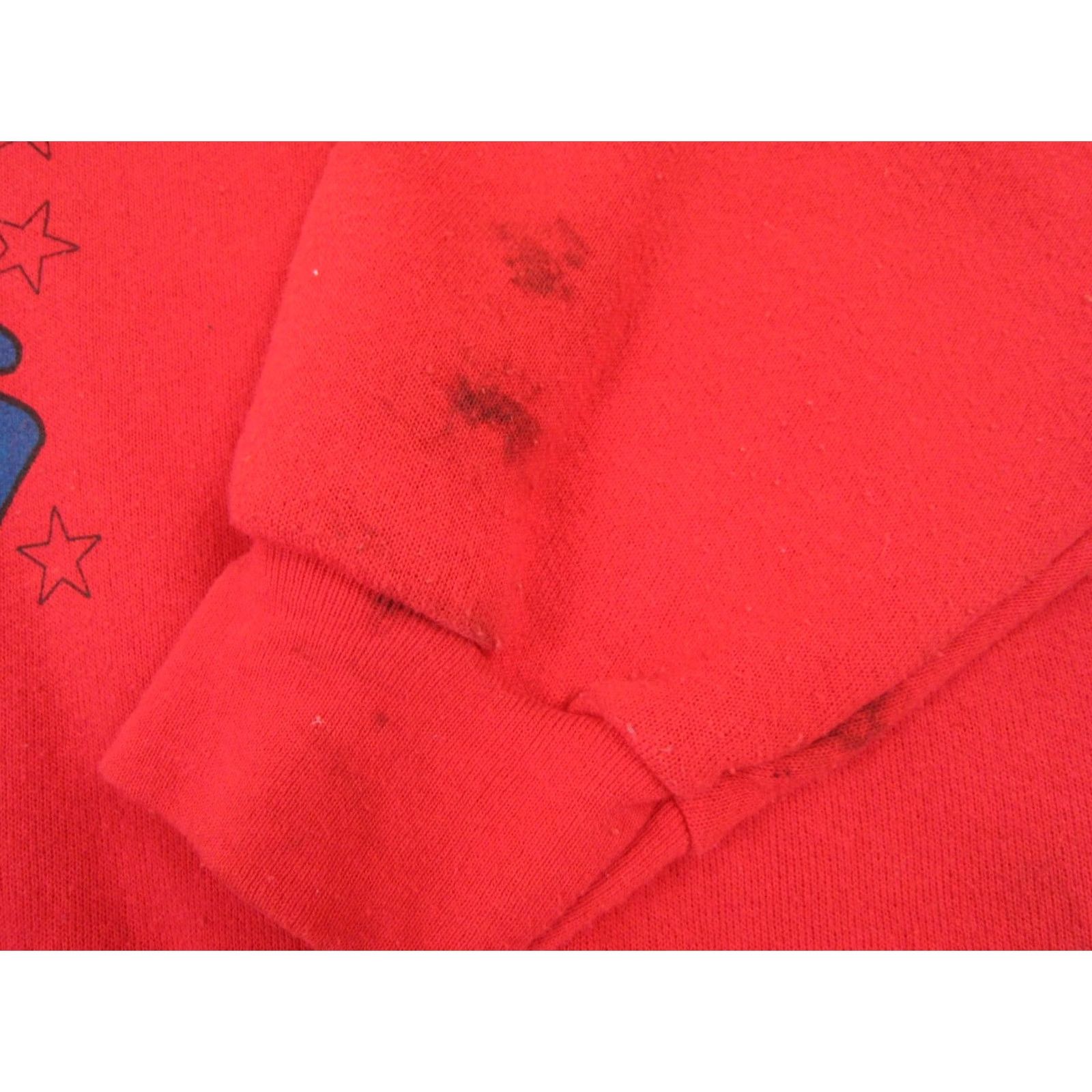 Tultex VINTAGE Tultex Sweatshirt Adult XL Red Proud to be American Mens 80s Size US XL / EU 56 / 4 - 4 Thumbnail