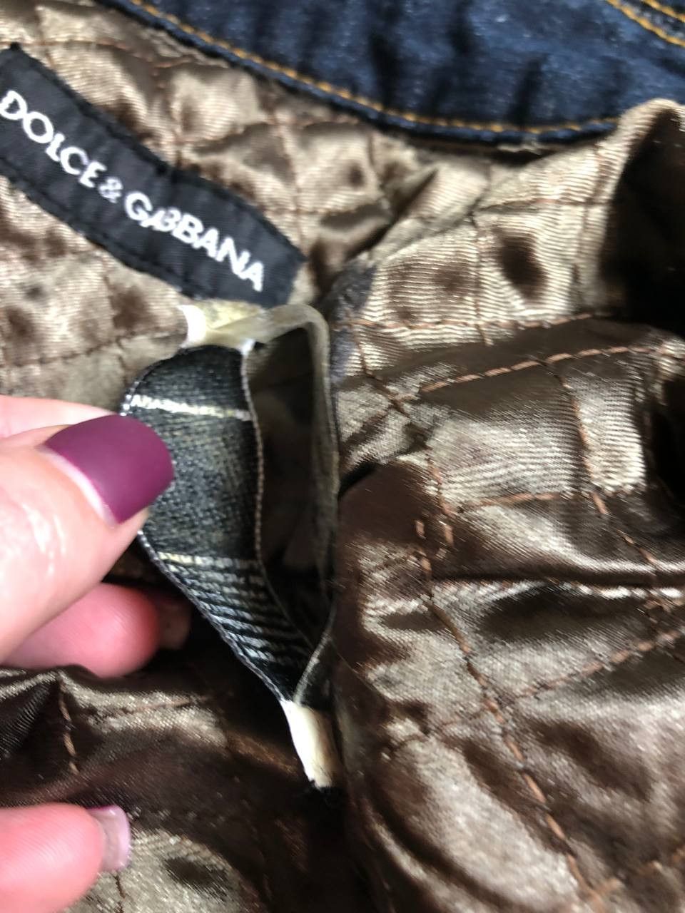 Dolce & Gabbana Dolce and Gabbana Vintage Denim Jacket Size L / US 10 / IT 46 - 6 Thumbnail
