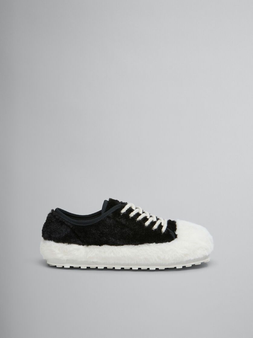 Marni o1f1d3z1025 Teddy Tennis Sneakers in Black/White Size US 8 / IT 38 - 1 Thumbnail