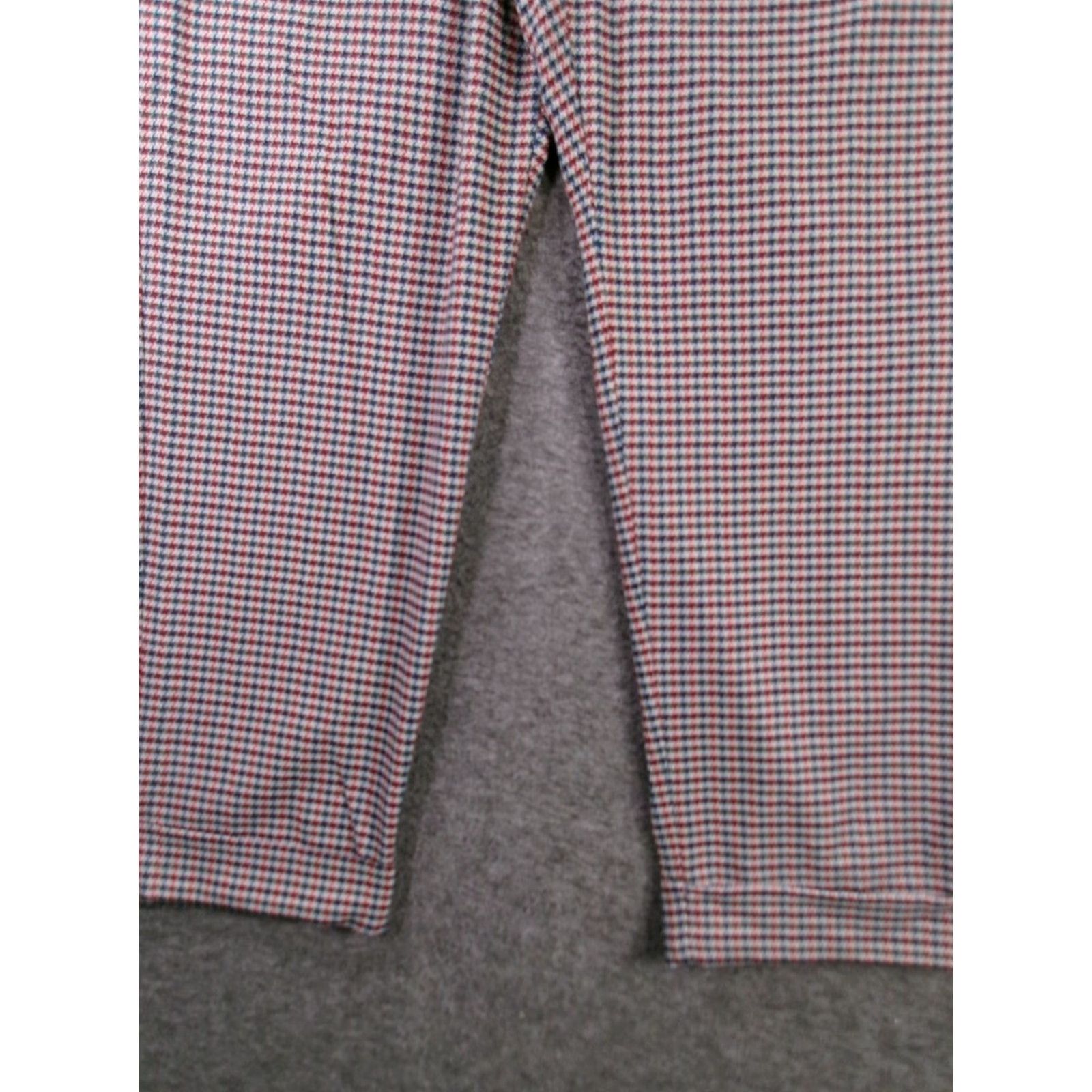 J. Jill J Jill Pants Womens 20 Plus Ankle Pull On Tapered Houndstooth Stretch Multi Color Size 42" / US 20 - 3 Thumbnail
