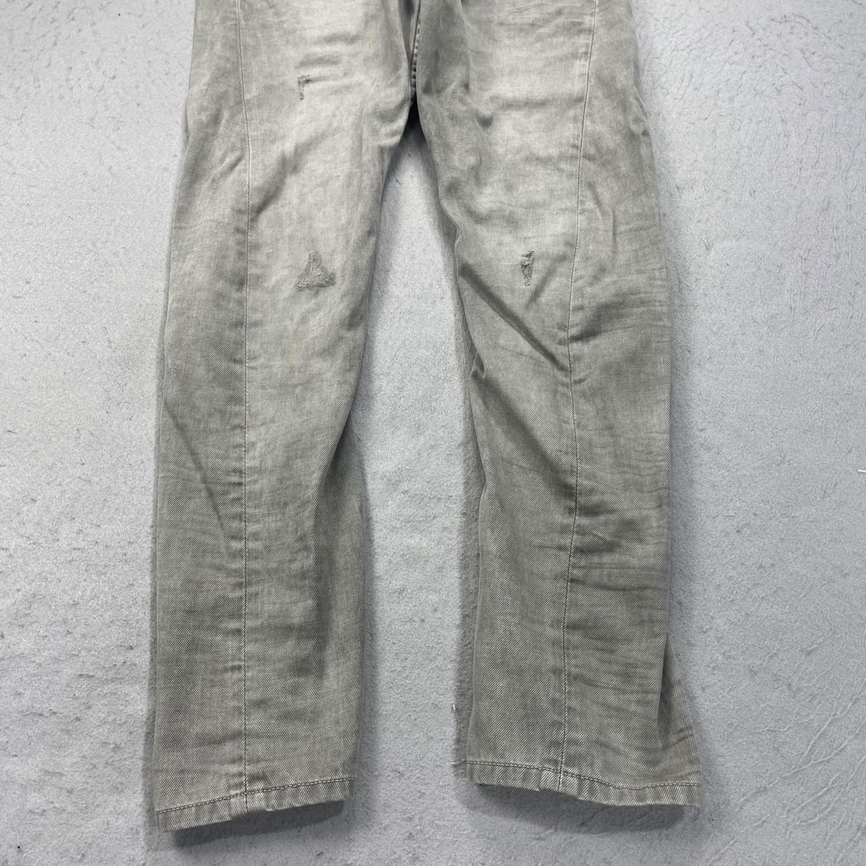Allsaints VINTAGE AllSaints Jeans Mens 30x30 Gray Bronson Skinny Runner Distressed Slim Denim Size US 30 / EU 46 - 3 Thumbnail