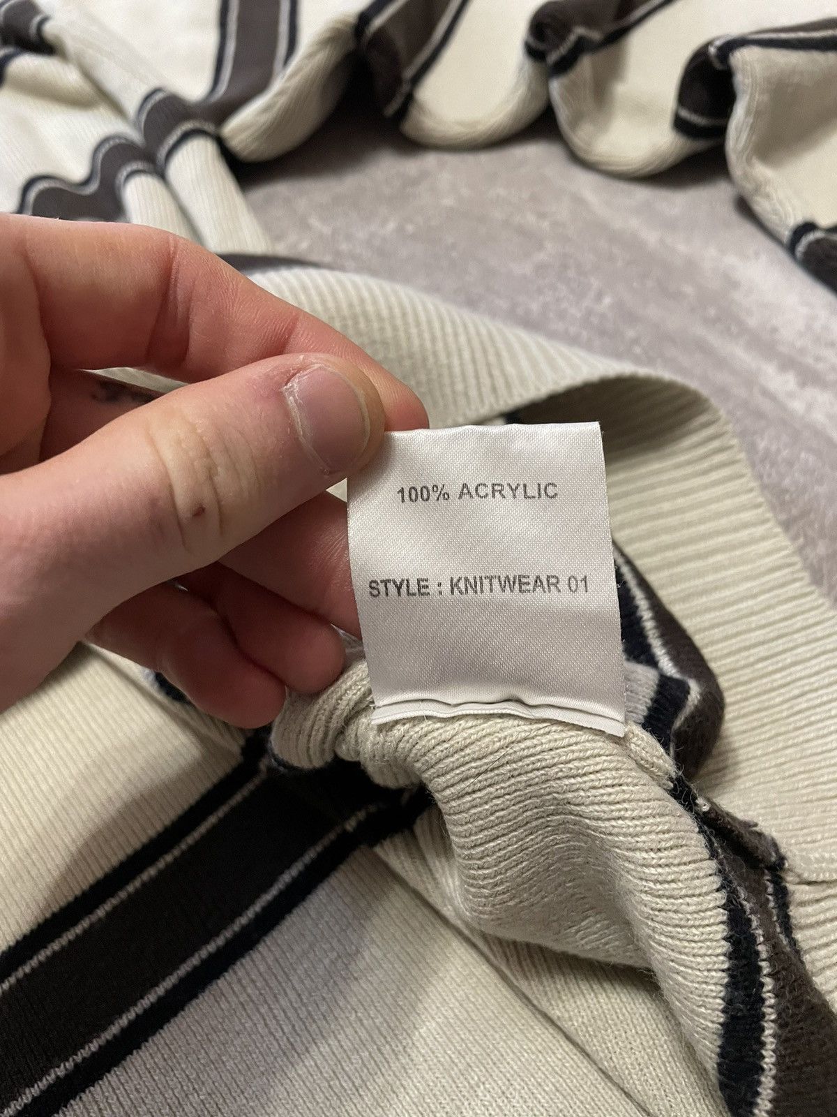 Lacoste Vintage Lacoste Striped Sweater Size US L / EU 52-54 / 3 - 10 Thumbnail