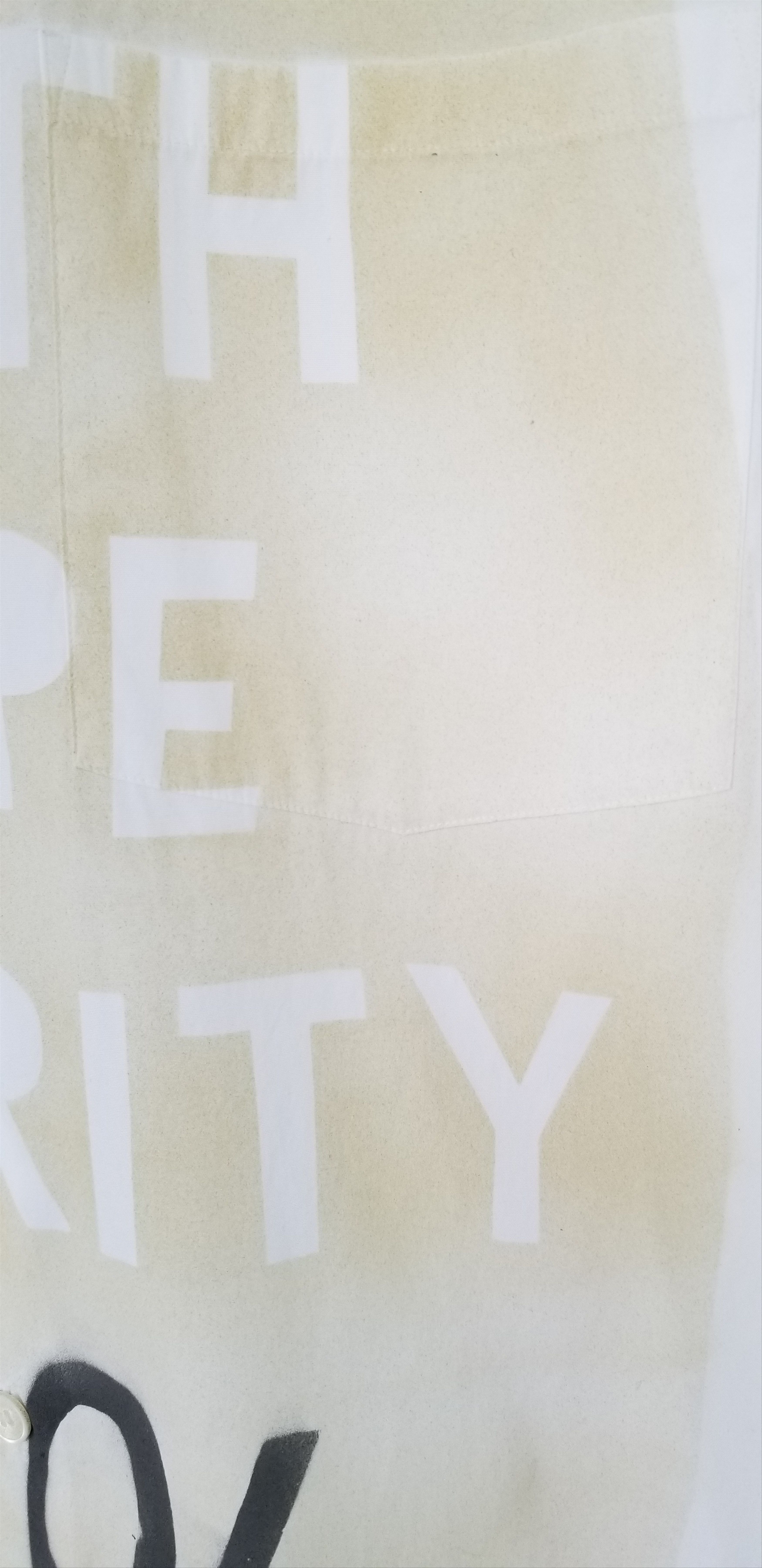 Helmut Lang Helmut Lang Archival Faith Hope Charity 2004 Dress Shirt Size 36R - 9 Thumbnail
