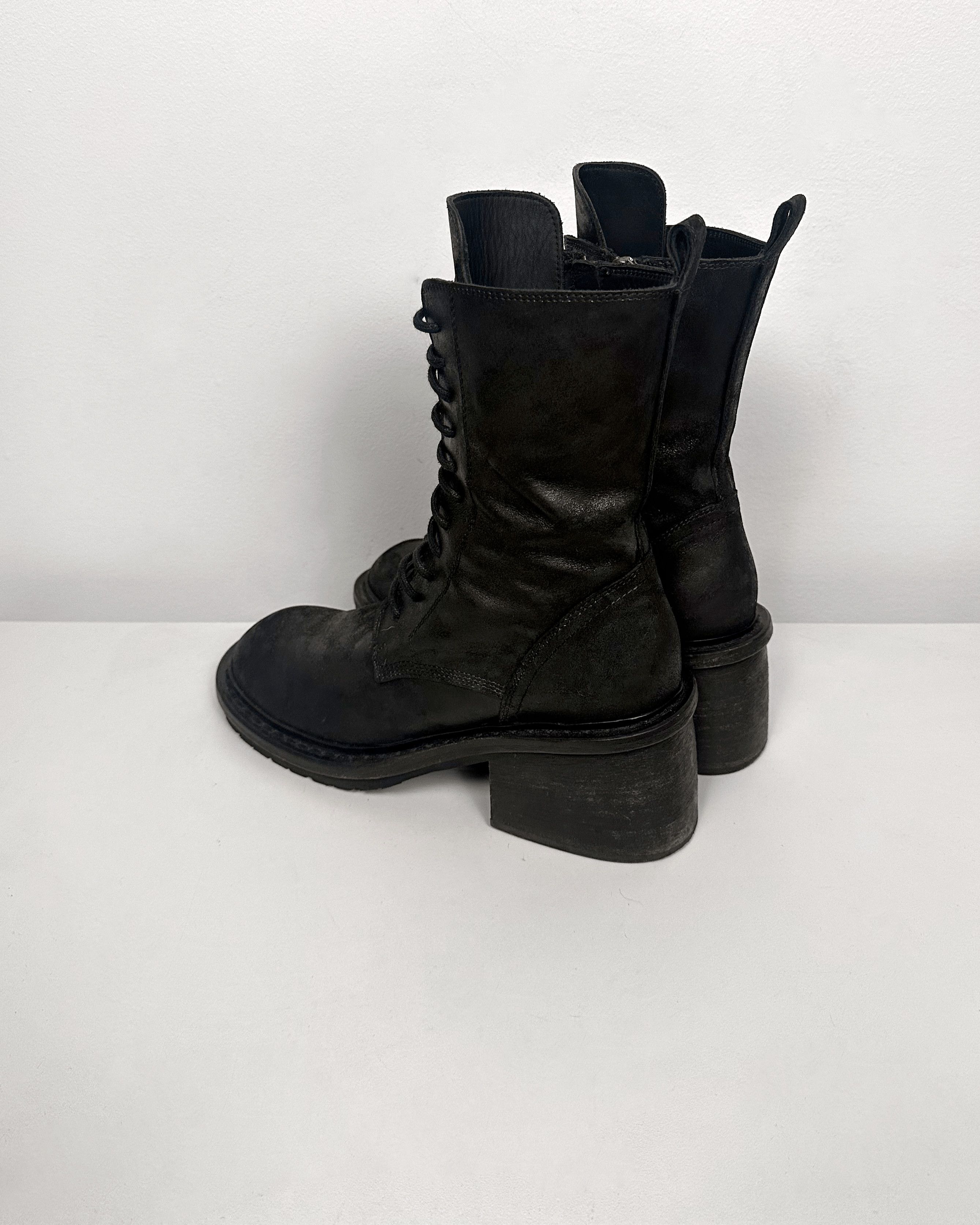 Ann Demeulemeester Ann Demeulemeester Shearling Leather Heike Boots Size US 7 / EU 40 - 2 Thumbnail