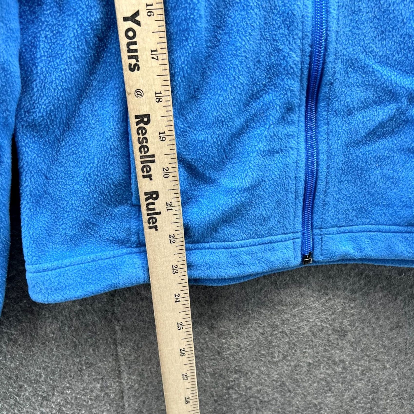 Vintage Columbia Jacket Women Small Blue Full Zip Fleece Lightweight Polyester Mountain Benton Springs Regular Fit Adults Womens Size S / US 4 / IT 40 - 4 Thumbnail