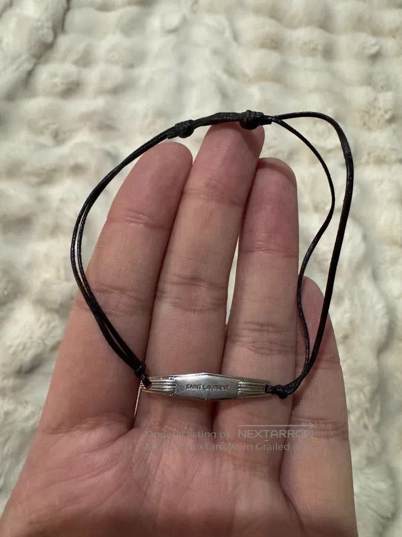 Saint Laurent Paris Saint Laurent Paris Metal Plaque Bracelet Size ONE SIZE - 1 Thumbnail