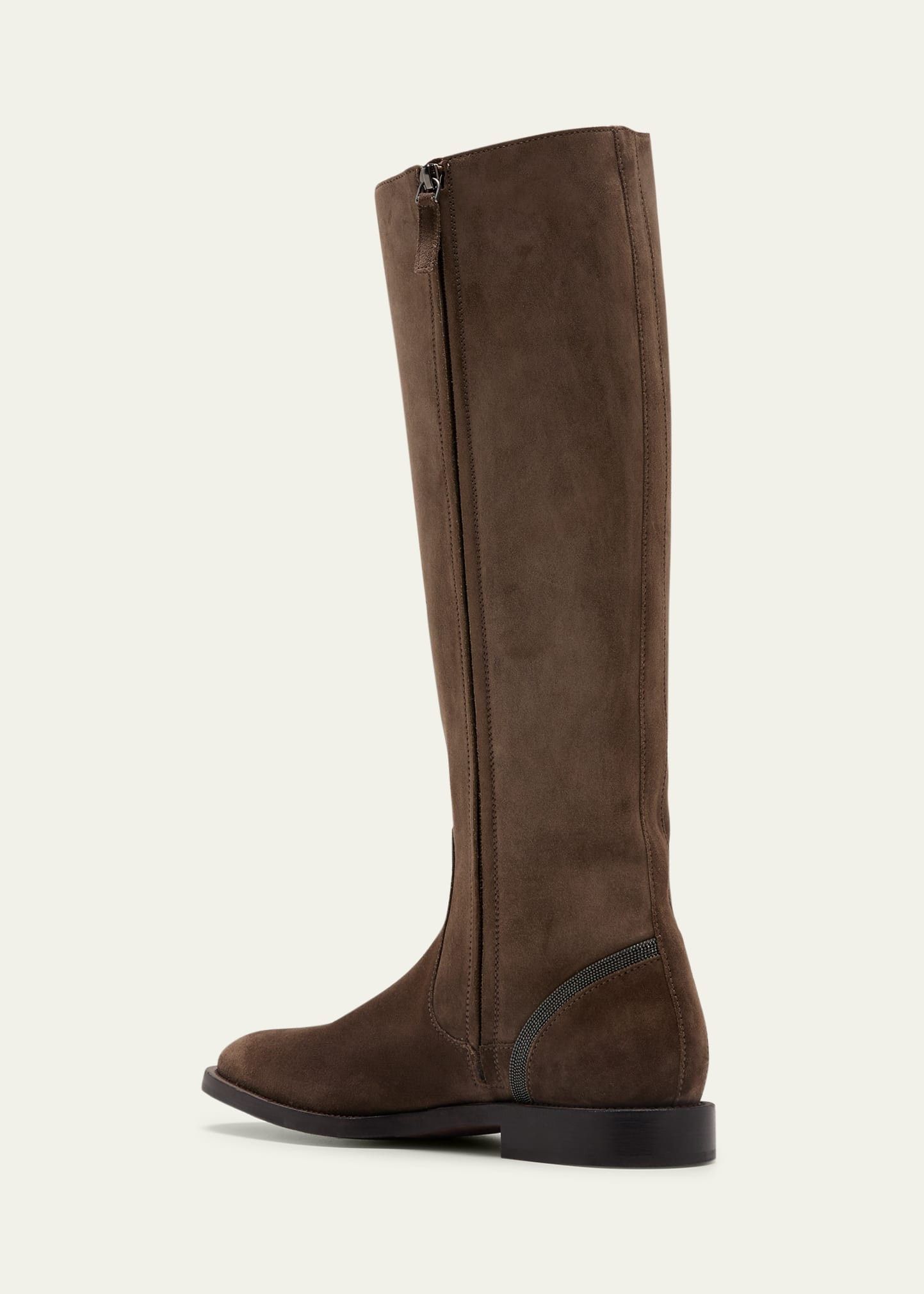 Brunello Cucinelli o1y0725 Leather Boots in Brown Size US 6 / IT 36 - 2 Thumbnail