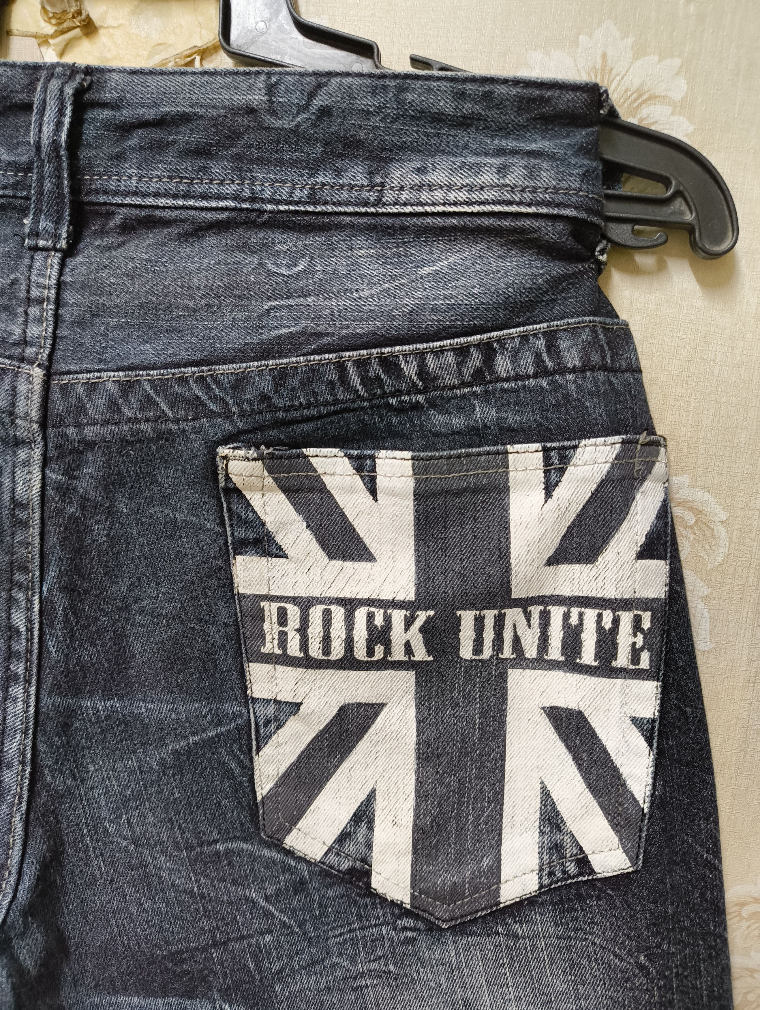 Japanese Brand DOMINATE ROCK UNITE JEANS REGULAR FIT FOR ROCKERS Size US 32 / EU 48 - 5 Thumbnail