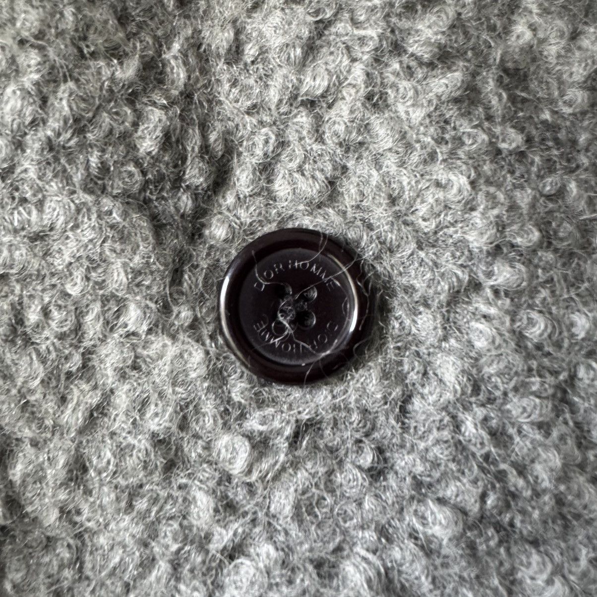 Dior Dior Homme FW2009 Gray Asymmetric Drape Collar Mohair Jacket Size US M / EU 48-50 / 2 - 10 Thumbnail