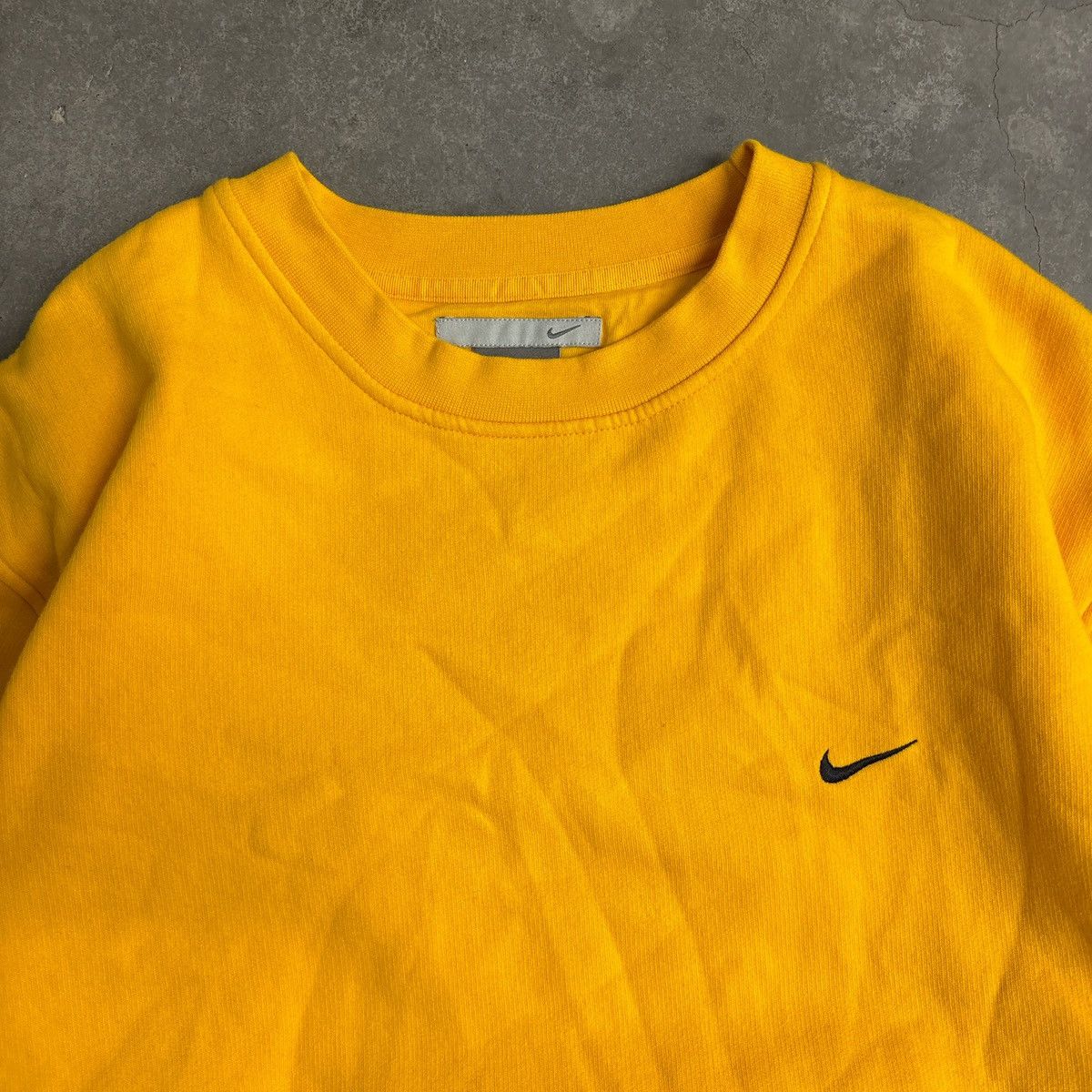 Nike × Vintage YELLOWY2K NIKE CREW Size US XL / EU 56 / 4 - 2 Thumbnail