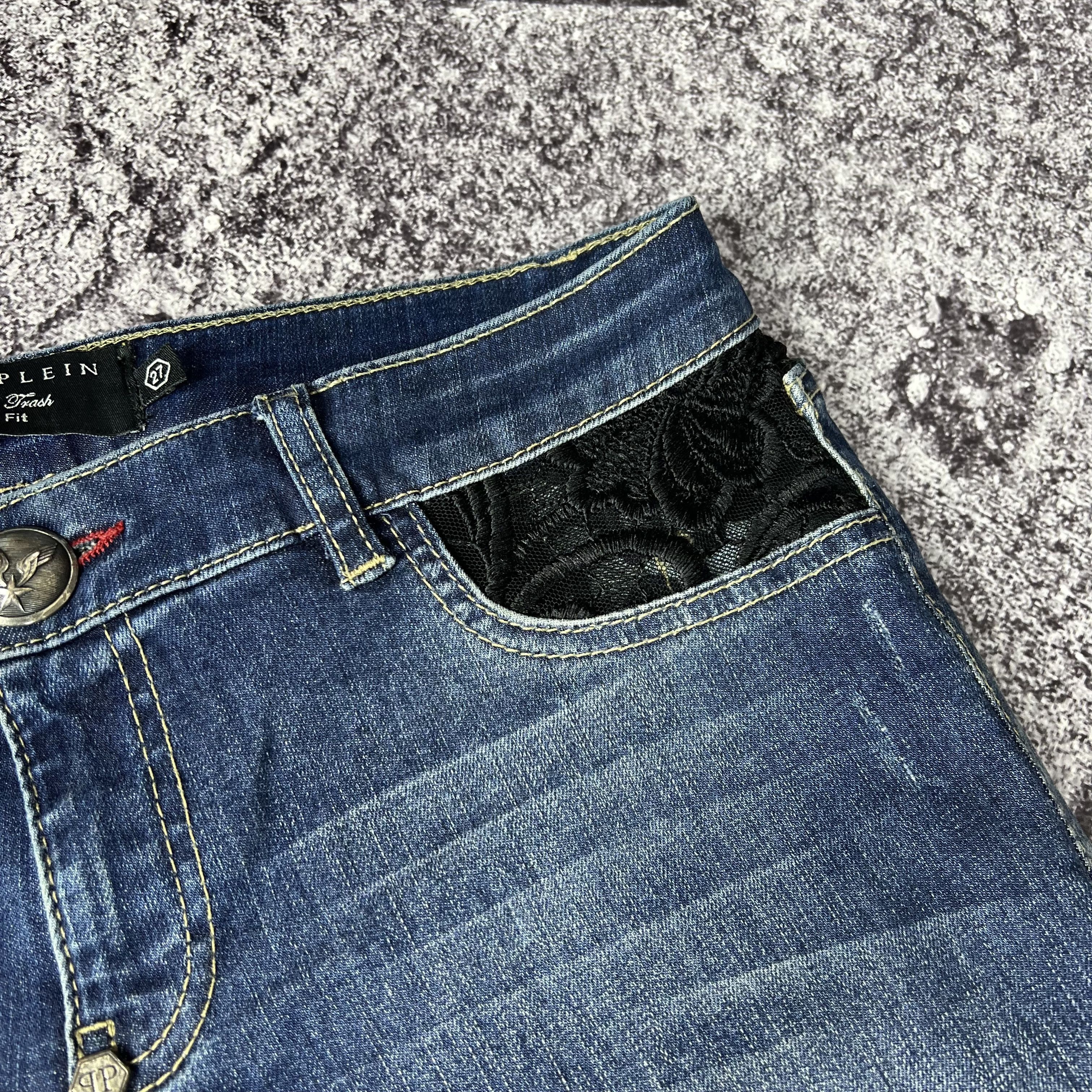 Philipp Plein Philipp Plein Jeans Super Slim Size 27 Size 27" / US 4 / IT 40 - 7 Thumbnail