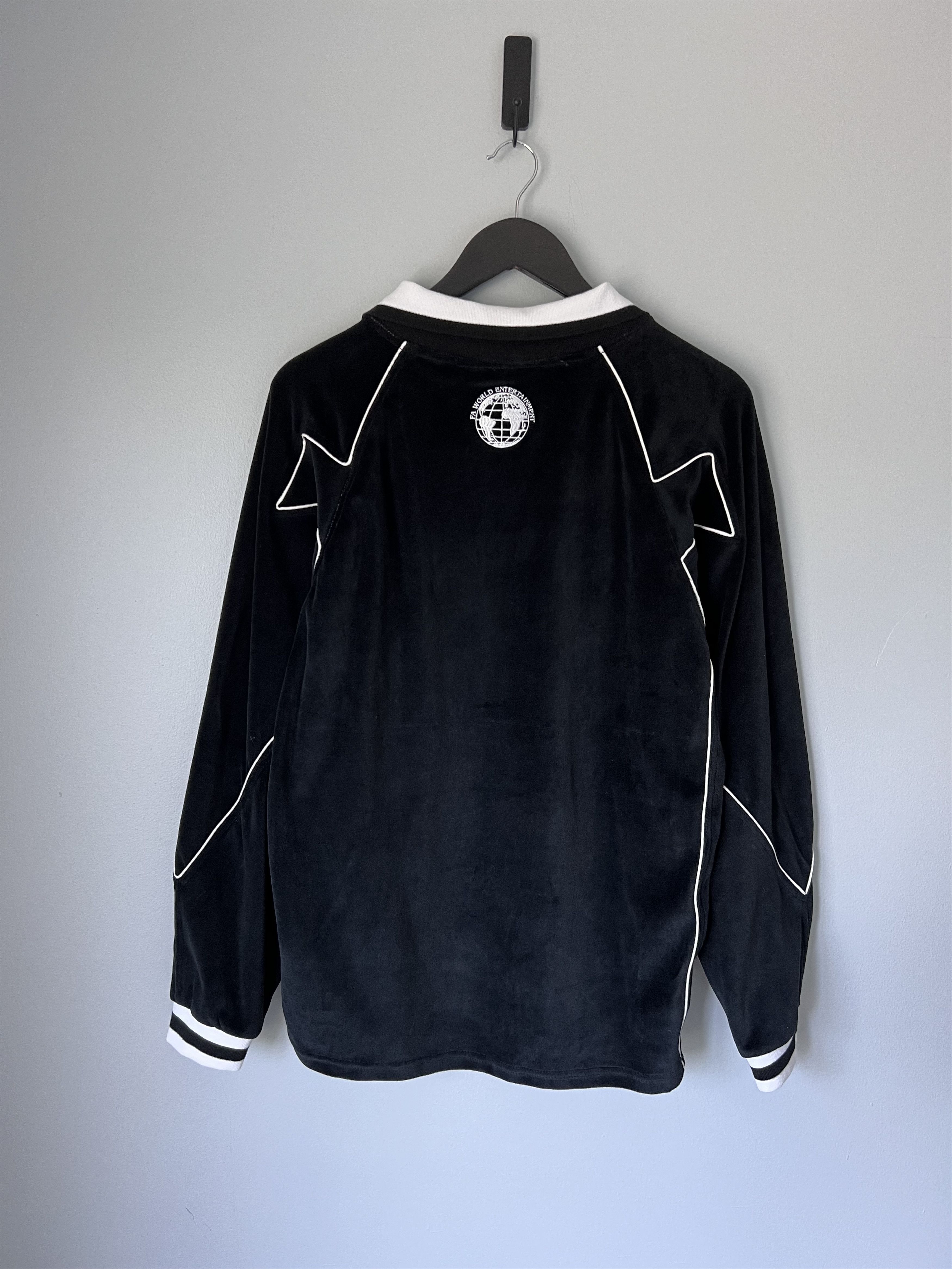トップス FUCKING AWESOME Velour Soccer Jersey Fucking Awesome Velour Soccer Jersey in Black