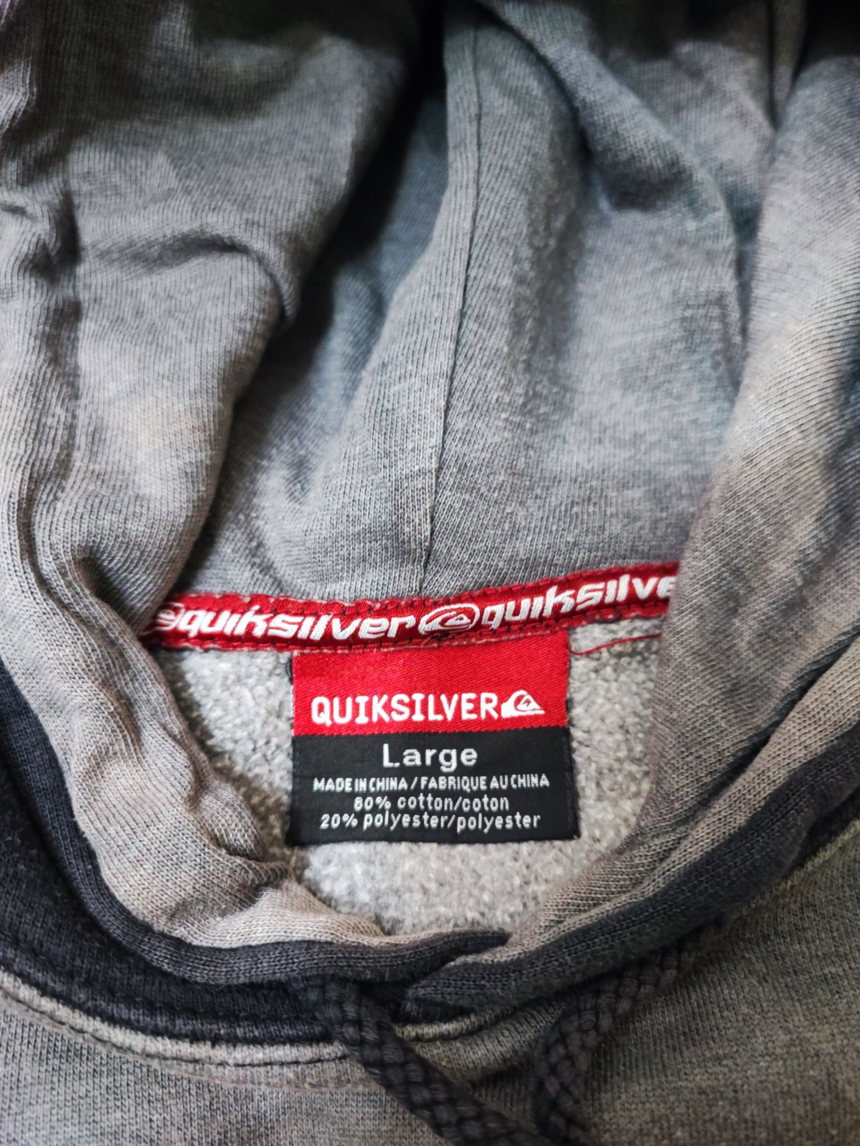 Quiksilver × Vintage Vintage Y2K Quiksilver Skate Sunfaded Baggy Boxy Hoodie Size US L / EU 52-54 / 3 - 6 Thumbnail