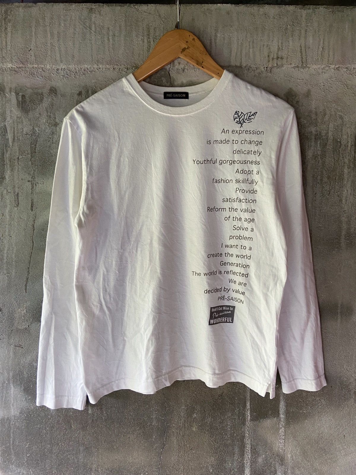 I WANT TO A CREATE THE WORLD GENERATION LONG SLEEVE