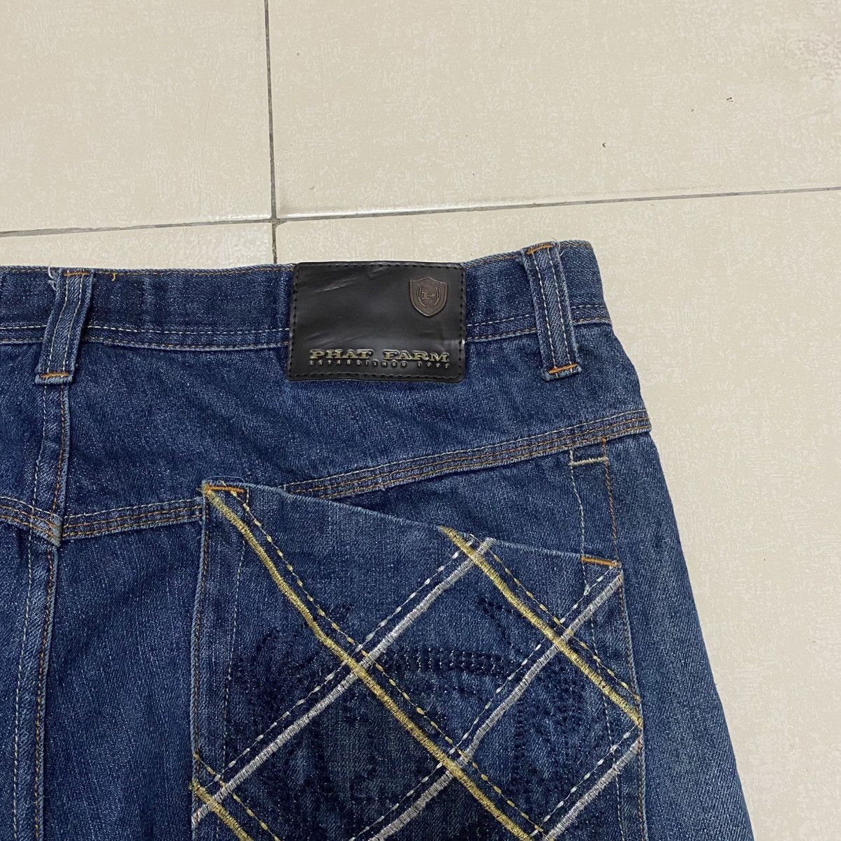 Phat Farm Y2K Phat Farm Denim Embroidered Logo Size US 40 / EU 56 - 9 Thumbnail