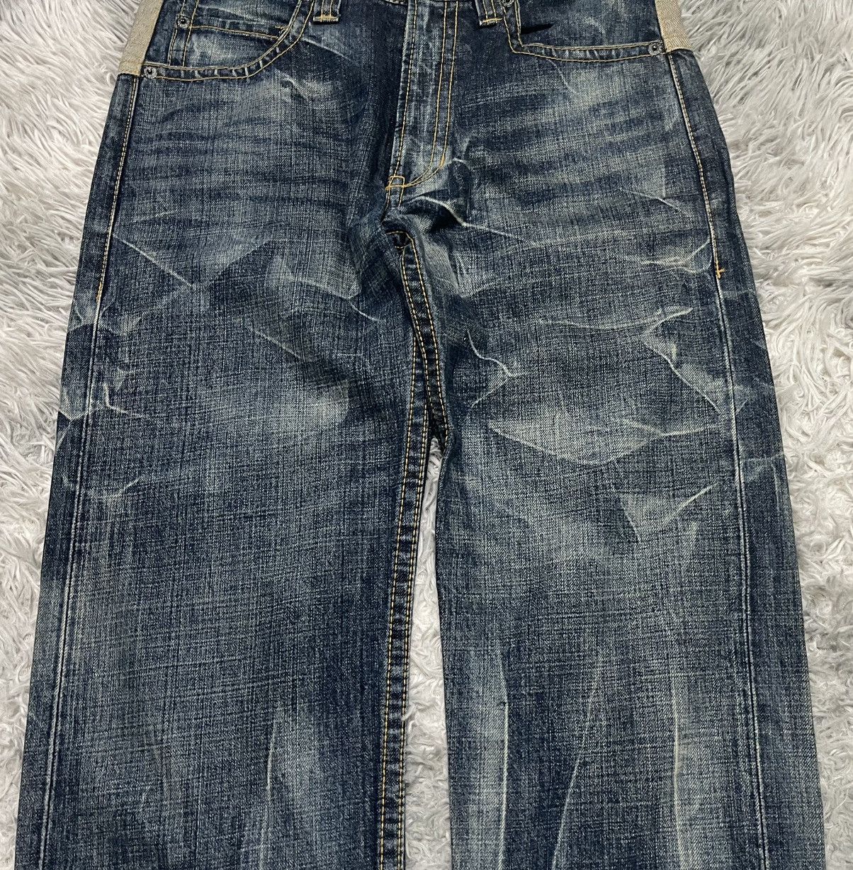 If Six Was Nine 2000s CO & LU PDENIM PANT RARE DESIGN Size US 30 / EU 46 - 5 Thumbnail