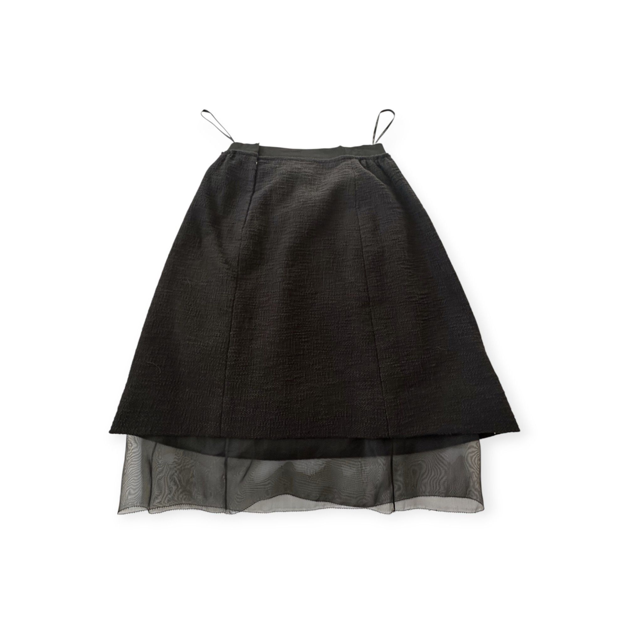 Marc Jacobs NWT MARC JACOBS Collection black skirt with tulle detail, Si Size 30" / US 8 / IT 44 - 6 Thumbnail
