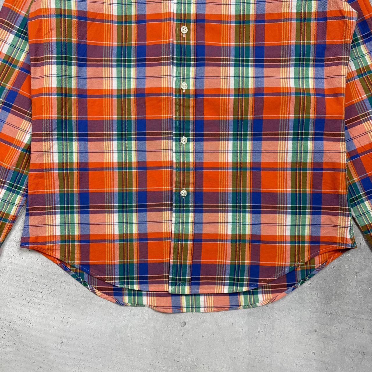 Ralph Lauren Ralph Lauren Slim Fit Stretch Oxford Plaid Button-Up Shirt Size US M / EU 48-50 / 2 - 7 Thumbnail