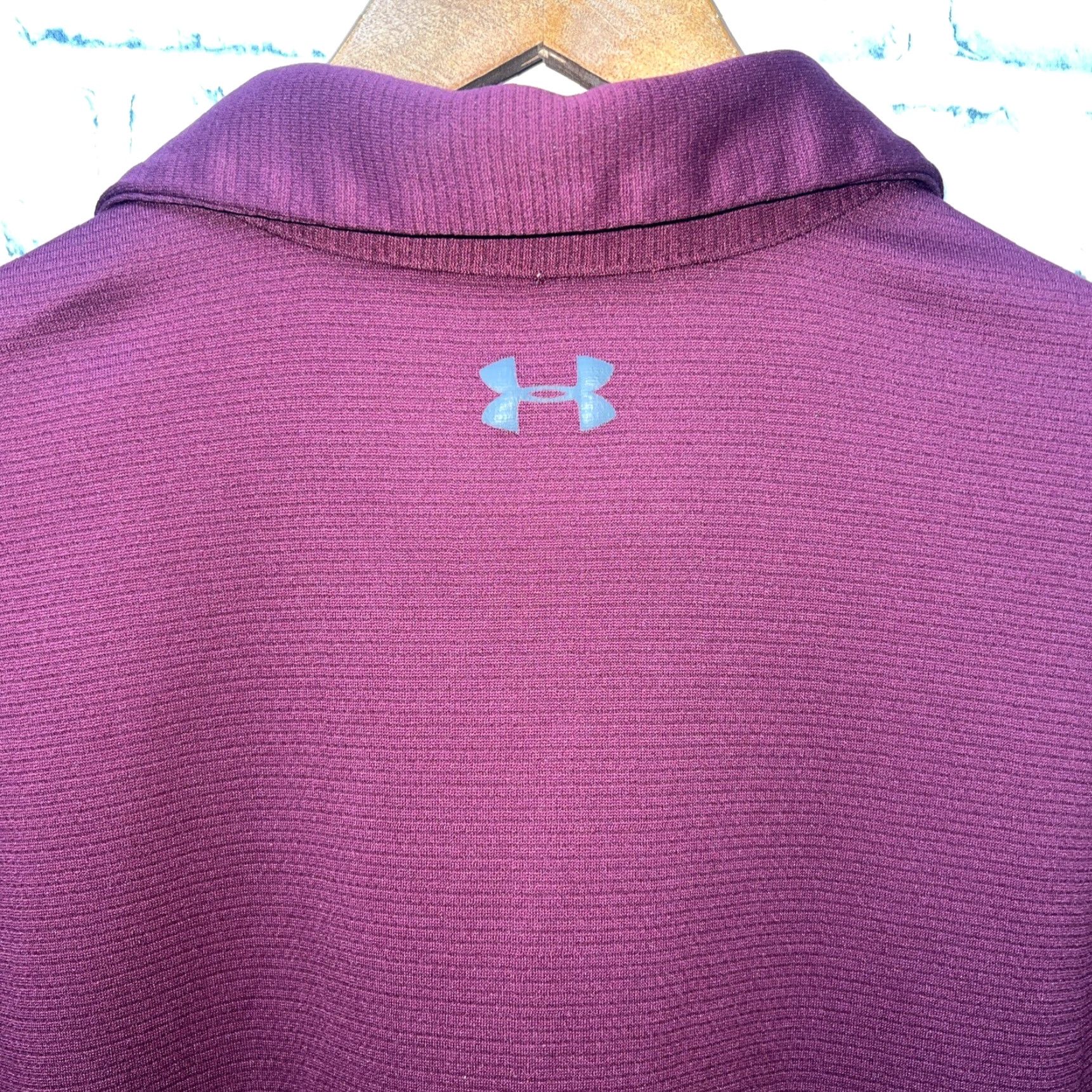 Under Armour Under Armour HeatGear Polo Shirt Mens XL Red Size US XL / EU 56 / 4 - 5 Thumbnail