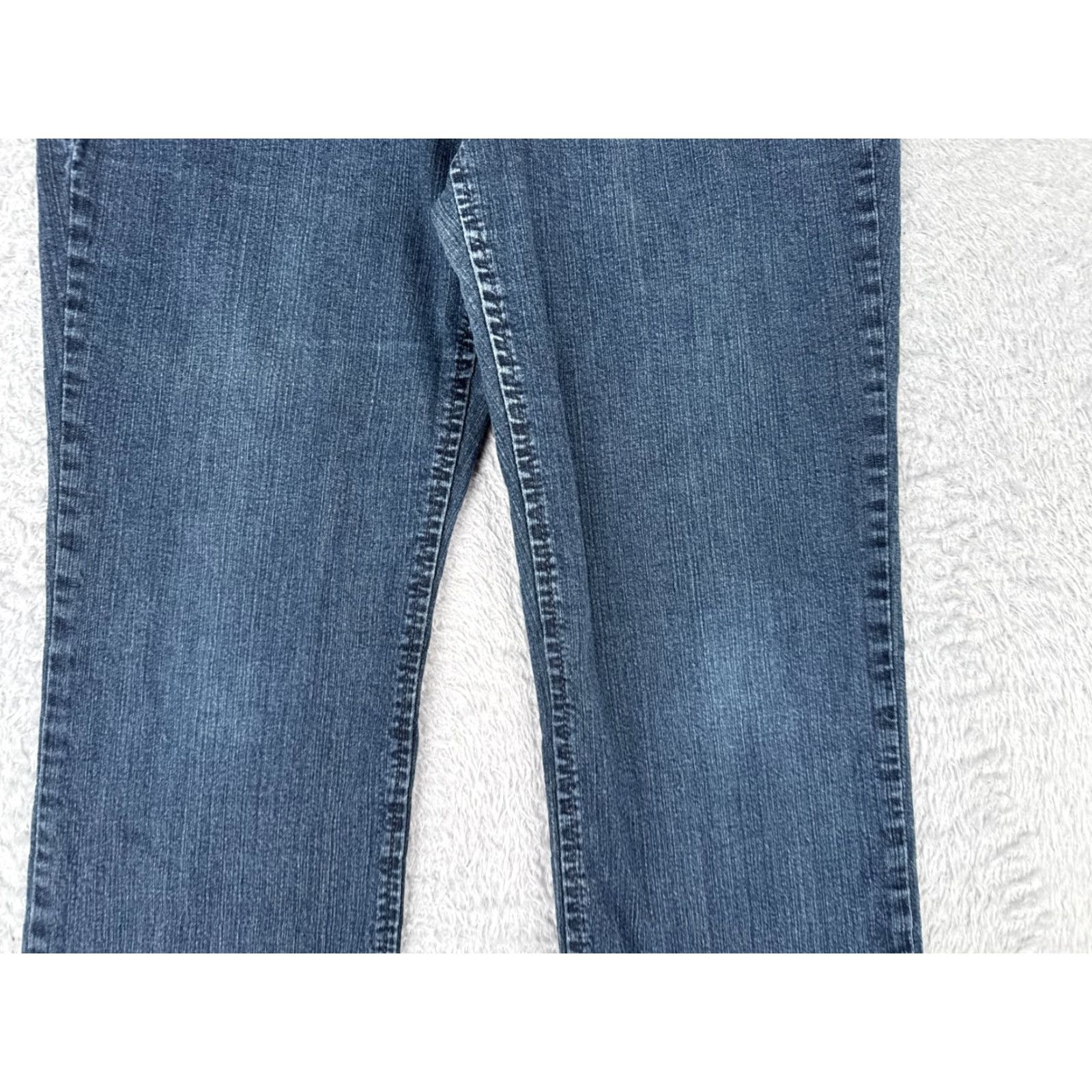 Gloria Vanderbilt Gloria Vanderbilt Jeans Women 10 Blue Denim Straight Mid Rise 29x28 Cotton Blend 5-Pocket Design Size 32" / US 10 / IT 46 - 3 Thumbnail