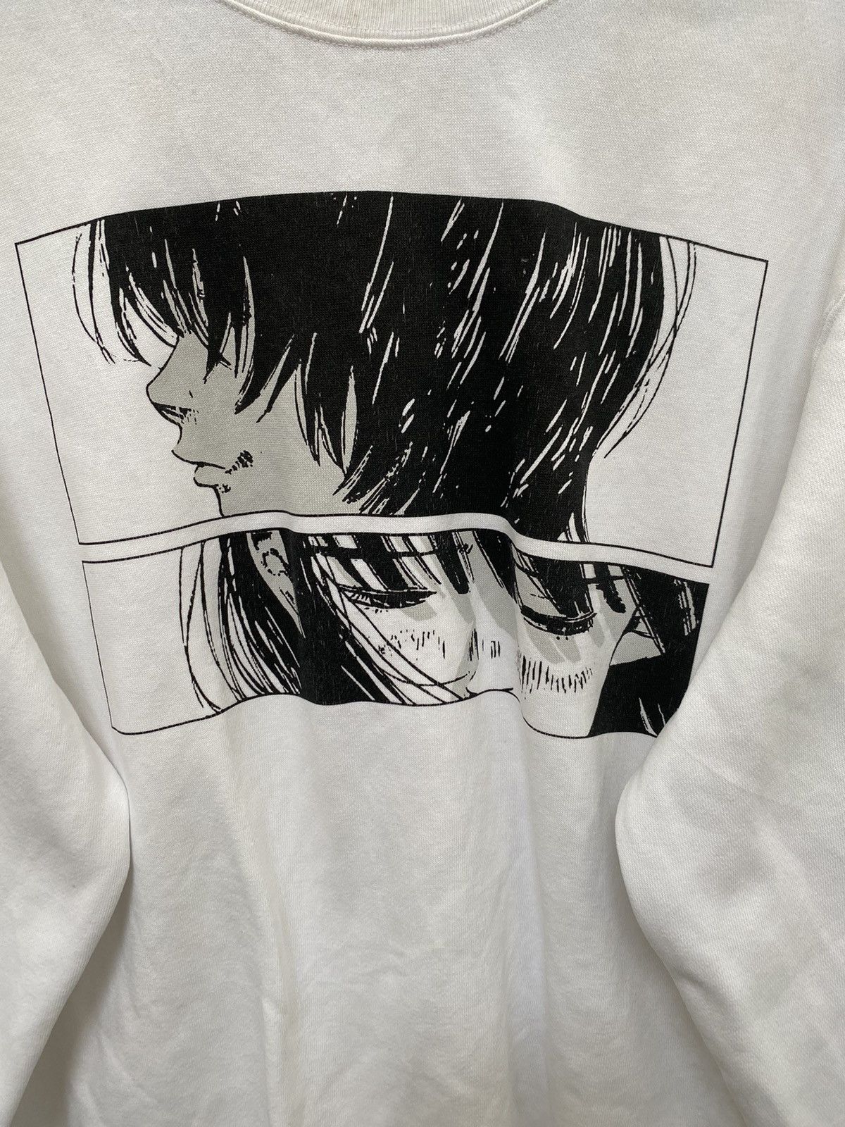 Anime ANIME COMIC JAPANESE DEEP SEA GIRL WHITE SWEATSHIRT Size US L / EU 52-54 / 3 - 3 Thumbnail