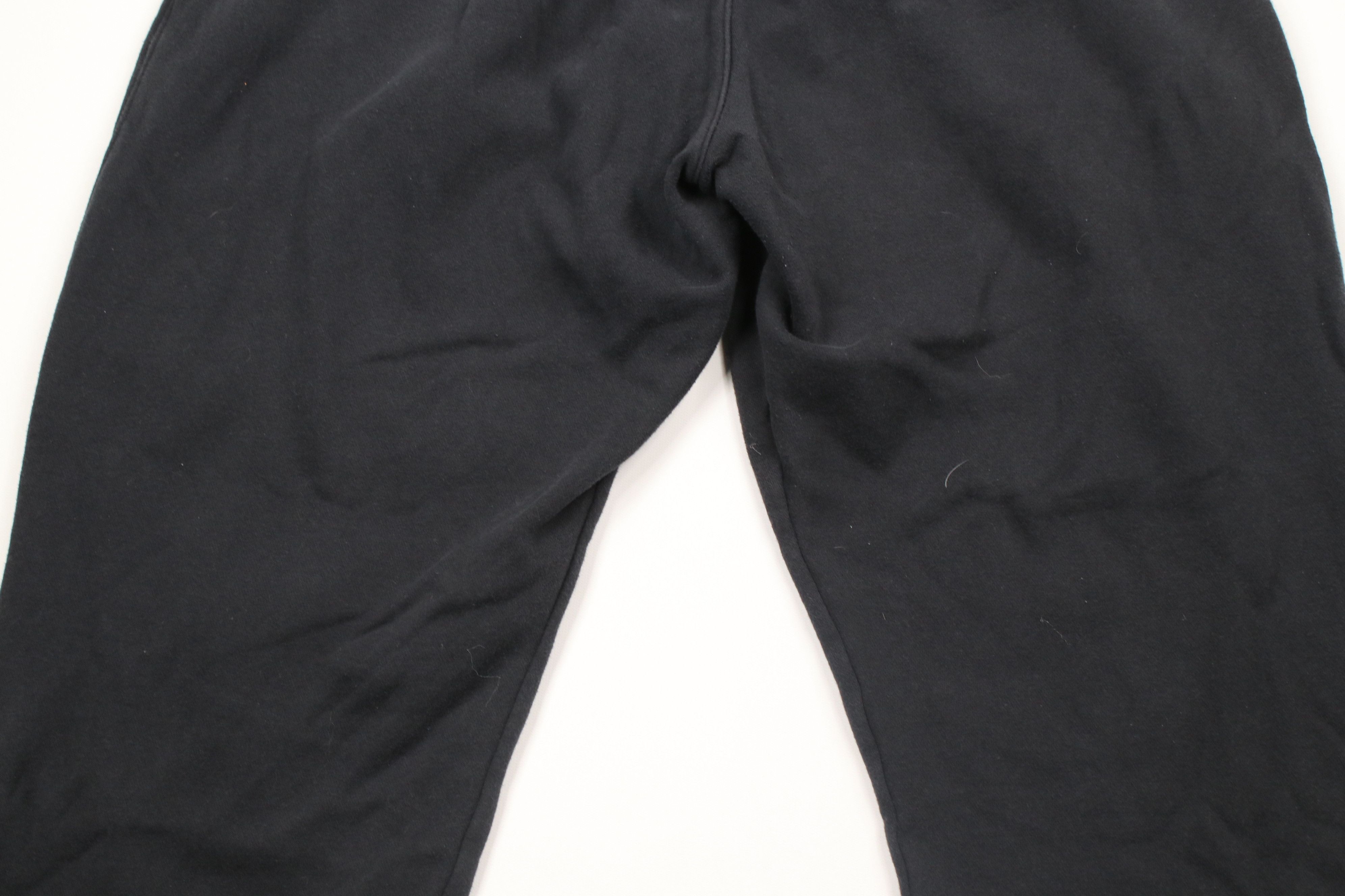 Nike × Vintage Vintage Nike Mini Swoosh Wide Leg Sweatpants Pants Black Size US 38 / EU 54 - 10 Thumbnail