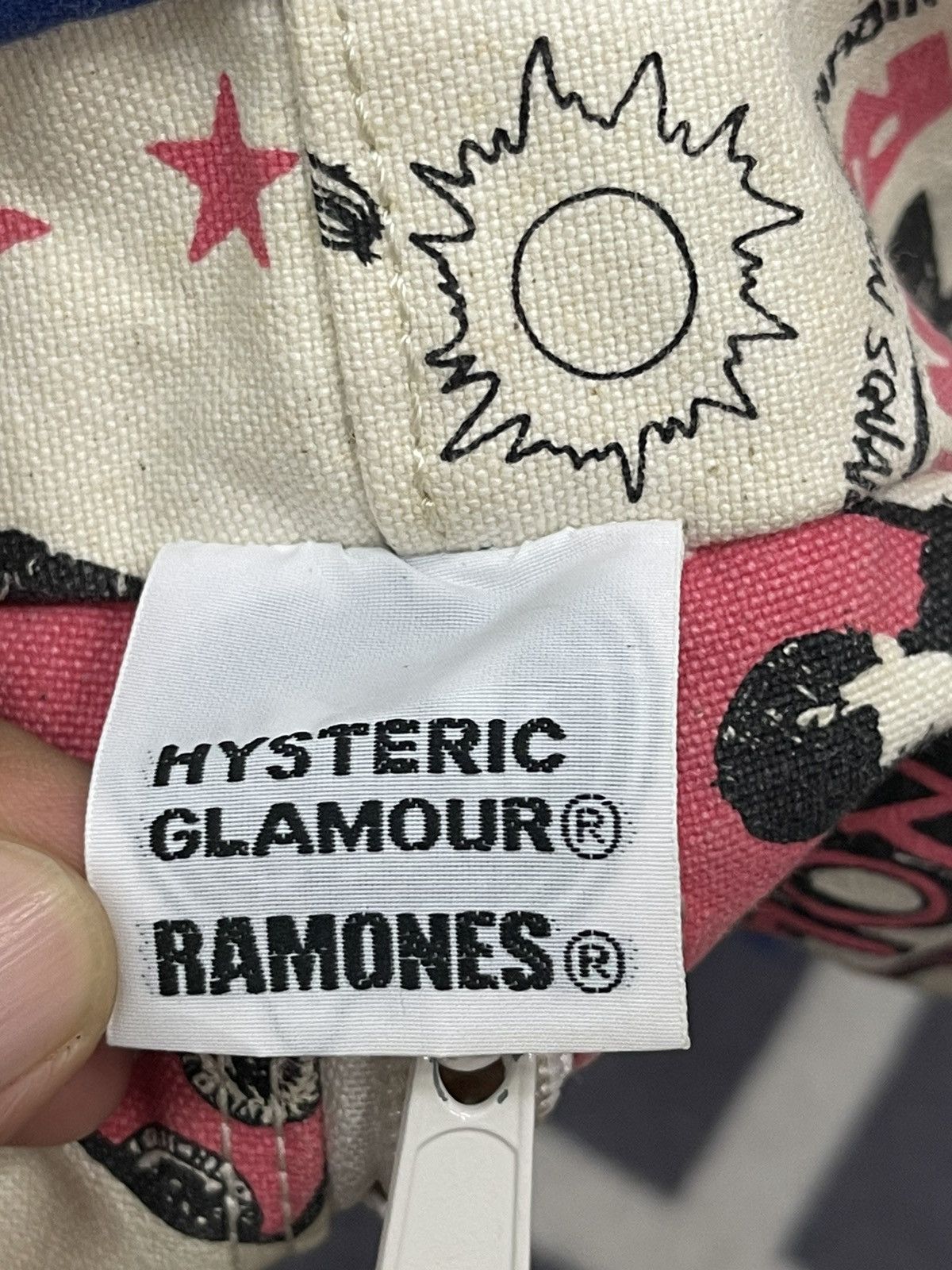 Hysteric Glamour Hysteric Glamour Ramones Boston Bag Cotton Canvas 9🟩 Size ONE SIZE - 13 Thumbnail