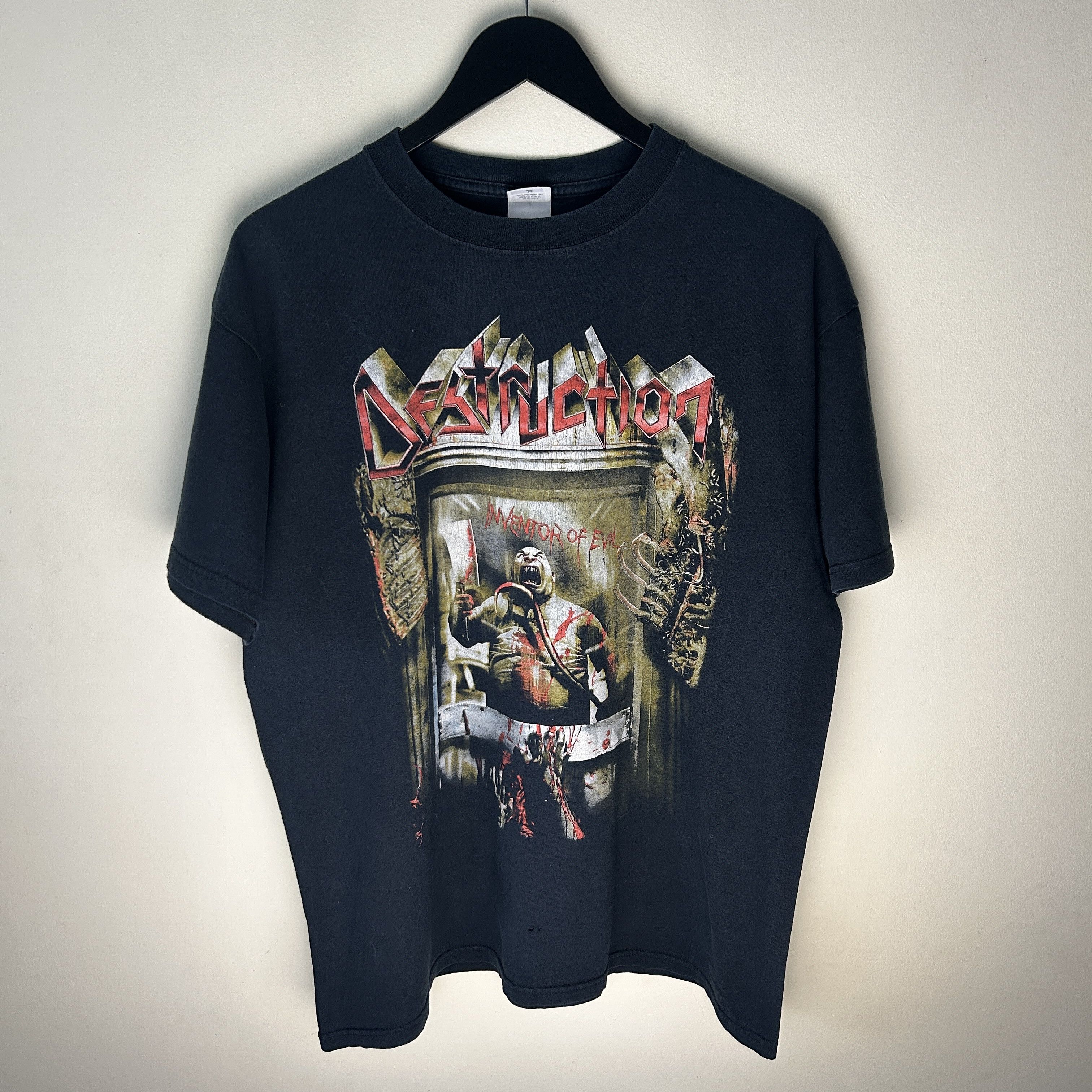 Band Tees Vintage Destruction Inventor Of Evil 2006 Tour Band T-shirt Size US L / EU 52-54 / 3 - 1 Thumbnail