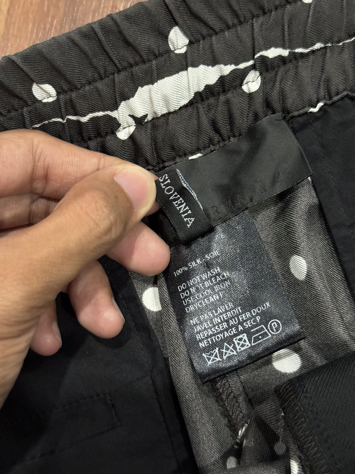 Haider Ackermann Haider Ackermann Black Gaspeite Trousers Size US 30 / EU 46 - 12 Thumbnail
