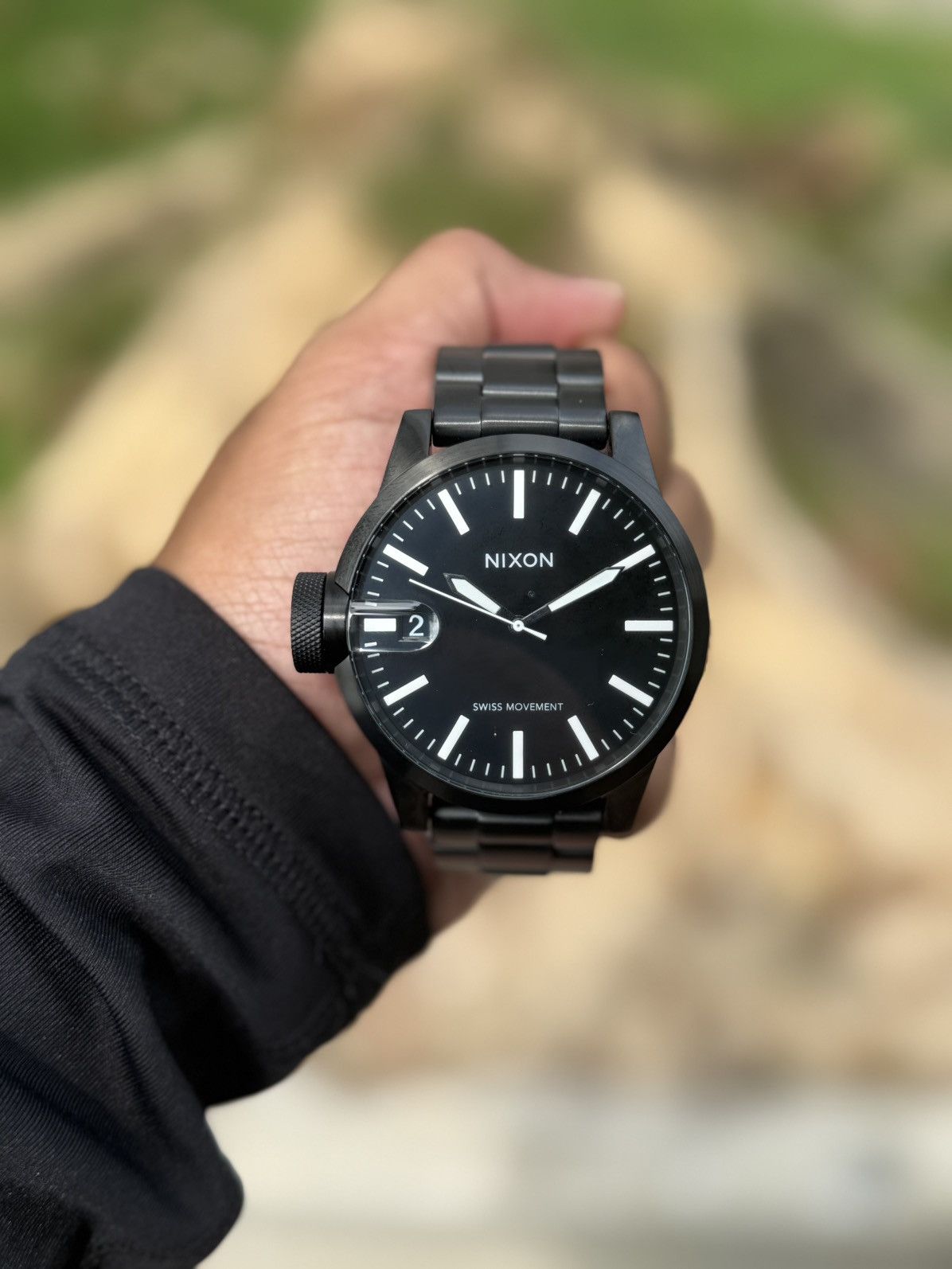 Nixon Nixon Chronicle SS All Black Watch Size ONE SIZE - 1 Thumbnail