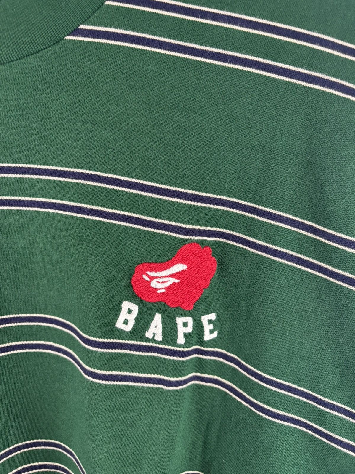 Bape SS24 BAPE Ape Heart Hoop L/S Tee Size US XL / EU 56 / 4 - 3 Thumbnail