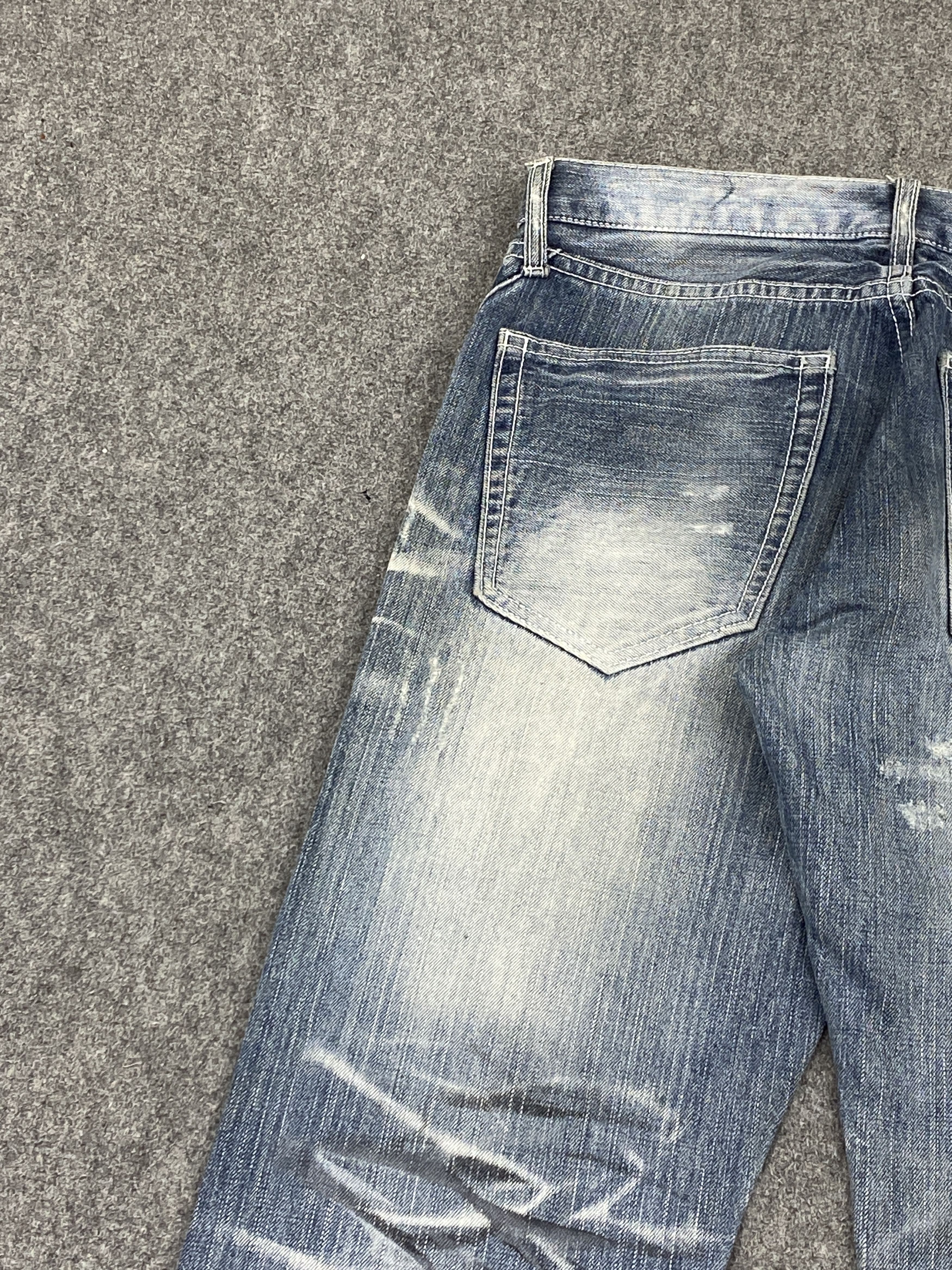 If Six Was Nine Vintage Japanese Brand Faded Blue jeans DP2747 Size US 32 / EU 48 - 17 Thumbnail