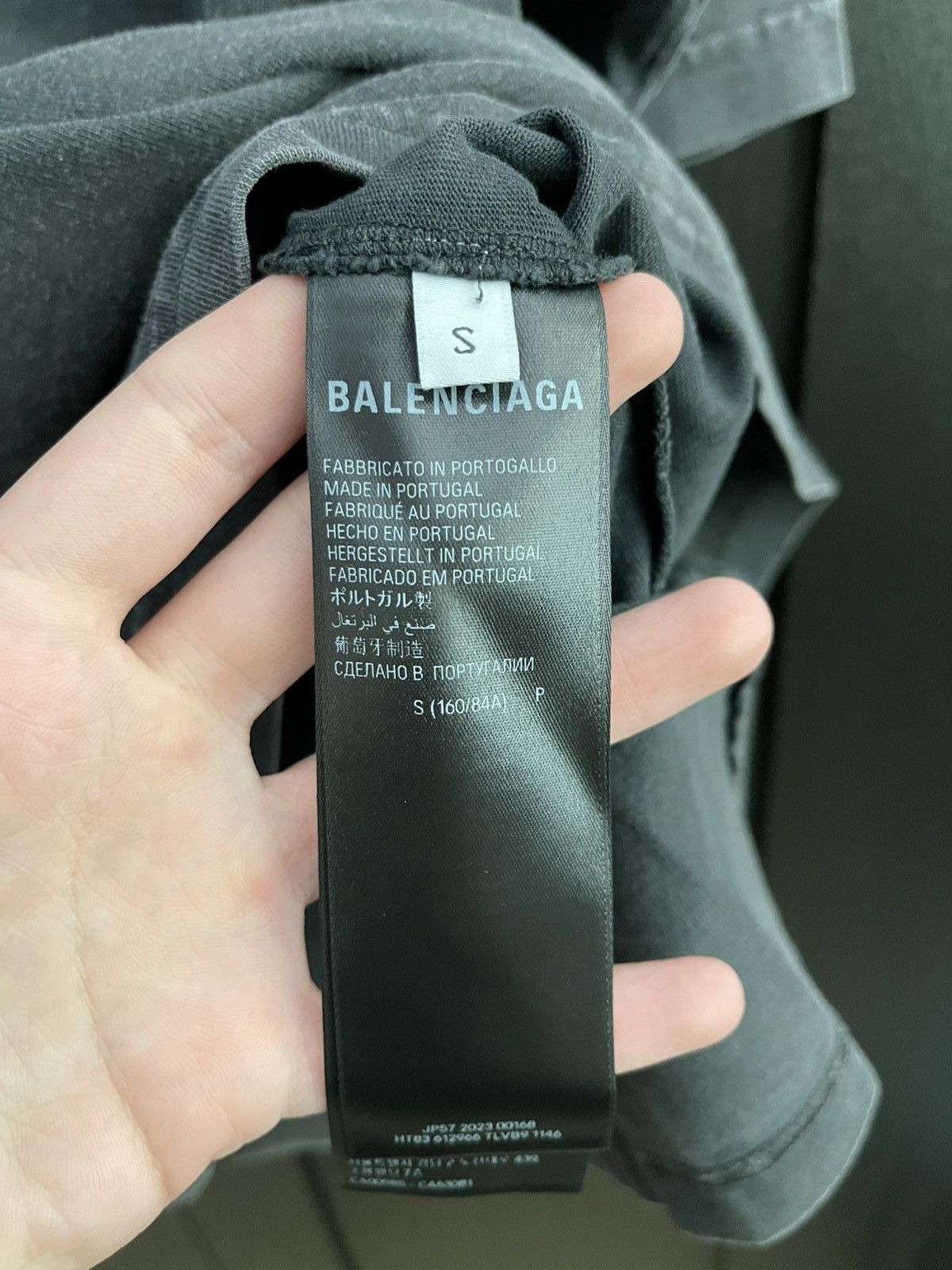 Balenciaga Vintage Black Embroidered T Size US S / EU 44-46 / 1 - 6 Thumbnail