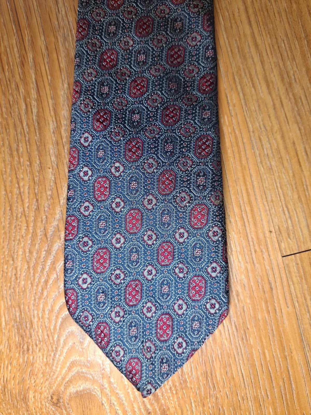 Lands' End Lands End Silk Tie Multicolor Floral Handmade in USA Long Size ONE SIZE - 1 Thumbnail