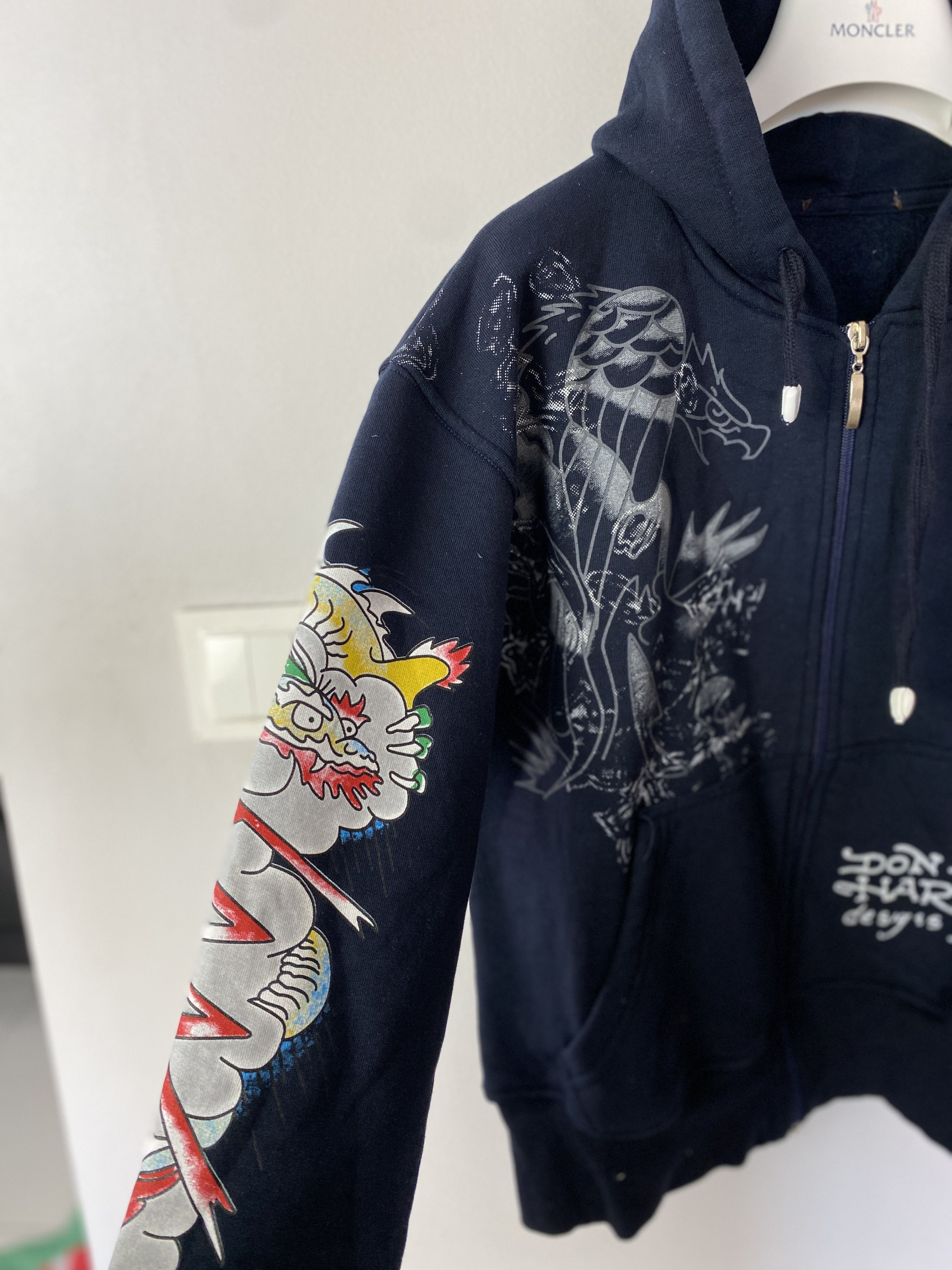 Other Ed Hardy printed zip-up hoodie y2k 00s alternative Size XS / US 0-2 / IT 36-38 - 3 Thumbnail