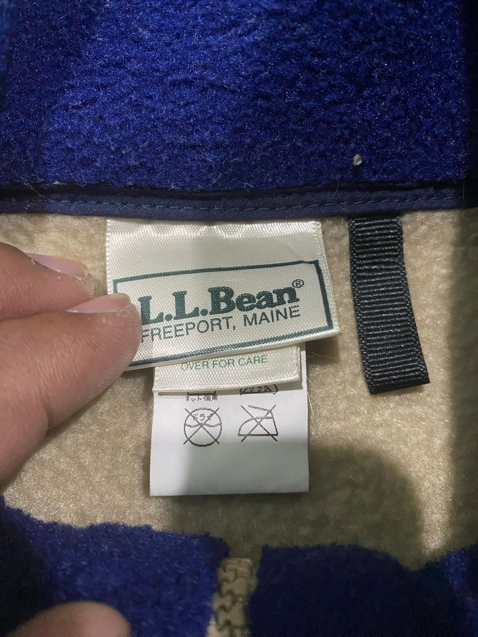 L.L. Bean × Vintage Vintage L.L Bean Fleece Jacket Made In Usa Size US M / EU 48-50 / 2 - 3 Thumbnail
