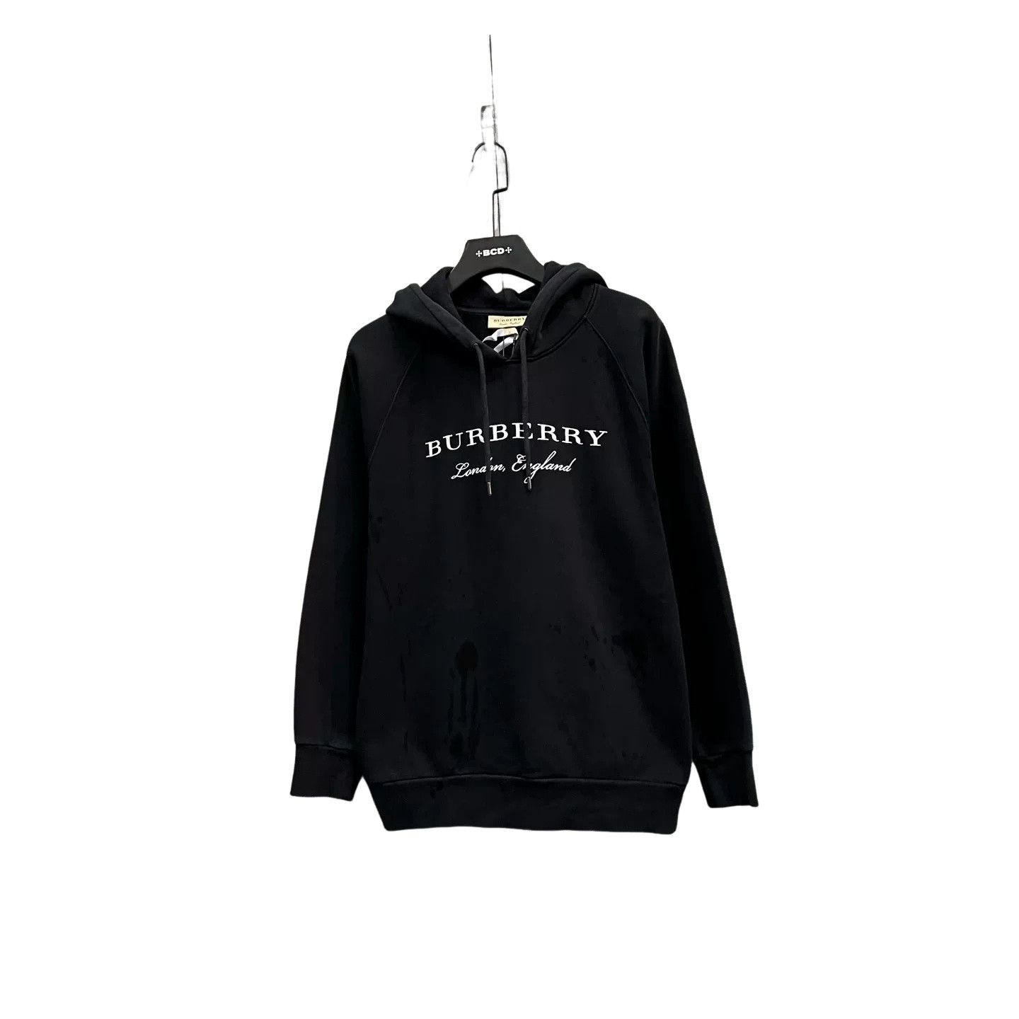 Burberry Burberry Logo Embroidered Hoodie L Size US L / EU 52-54 / 3 - 1 Thumbnail
