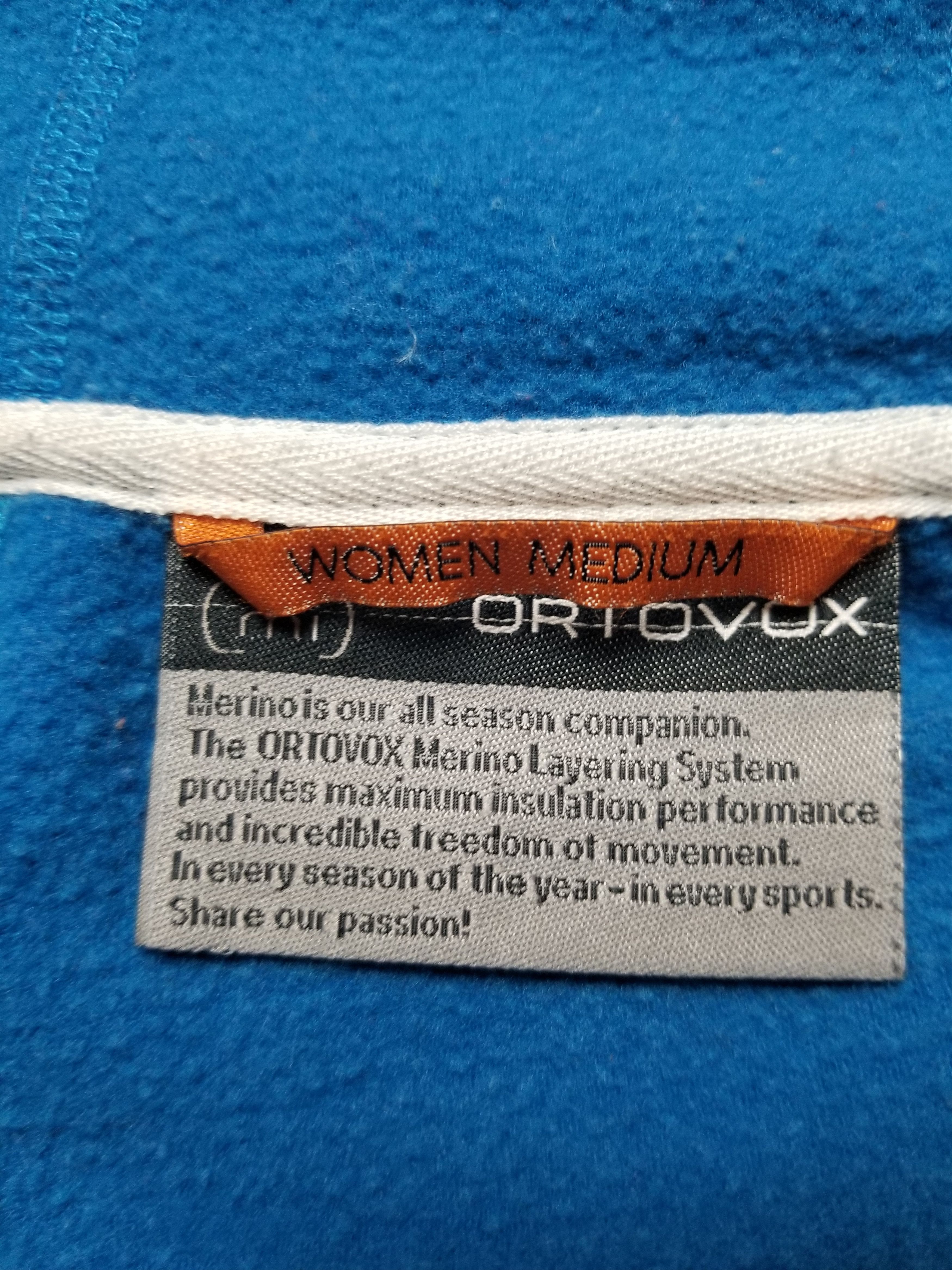 ORTOVOX Merino Wool Full Zip Hooded Fleece Hiking Track Jacket Size M / US 6-8 / IT 42-44 - 13 Thumbnail