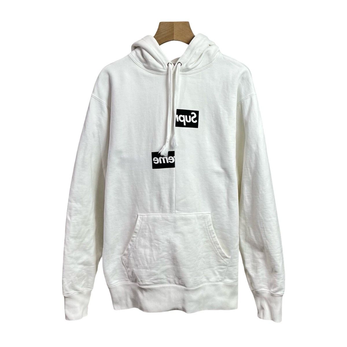 Comme des Garcons SHIRT Split Box Logo Hooded Sweatshirt
