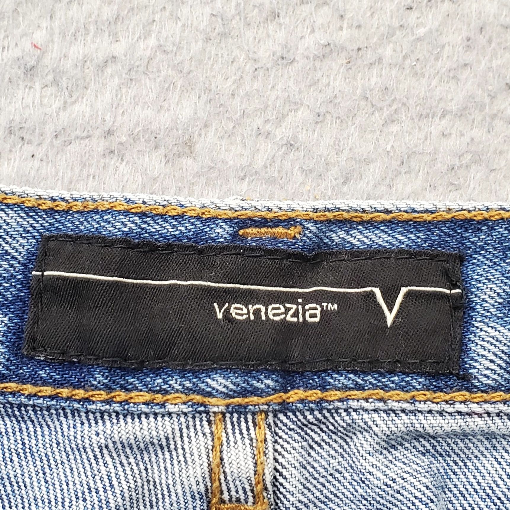 Denime Venezia Jeans Womens 26WP Blue Denim Faded Stretch Relaxed Fit Streetwear Size 26" / US 2 / IT 38 - 7 Thumbnail