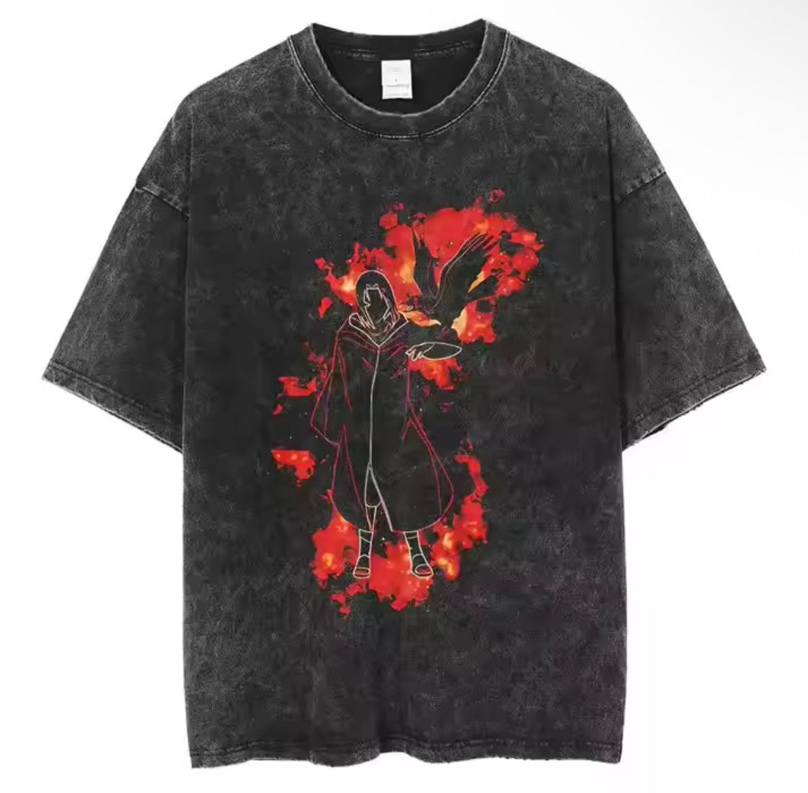 Japanese Brand Y2K Vintage Anime Fire Hunter Washed Short Sleeve T-Shirt Size US M / EU 48-50 / 2 - 1 Thumbnail