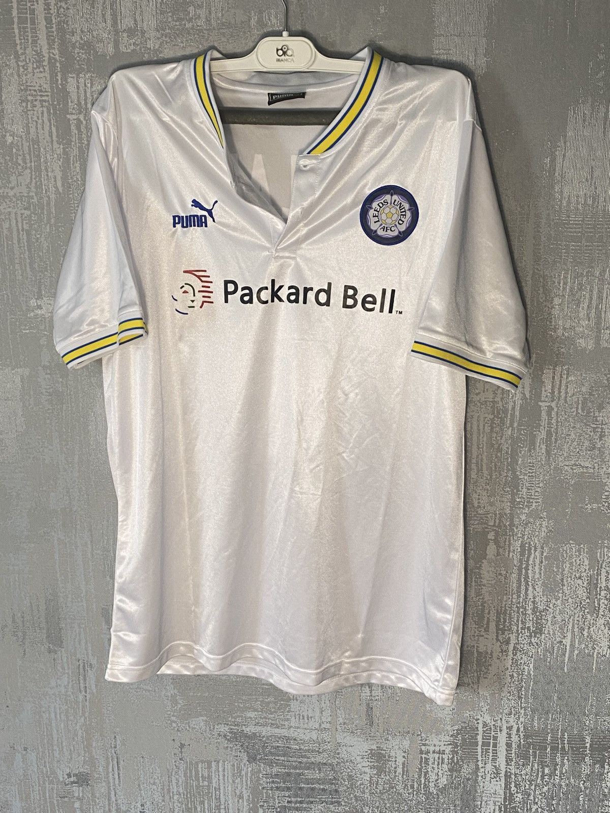 Puma Retro Leeds United Puma Soccer Jersey #4 Haaland Soccer Size US L / EU 52-54 / 3 - 1 Thumbnail