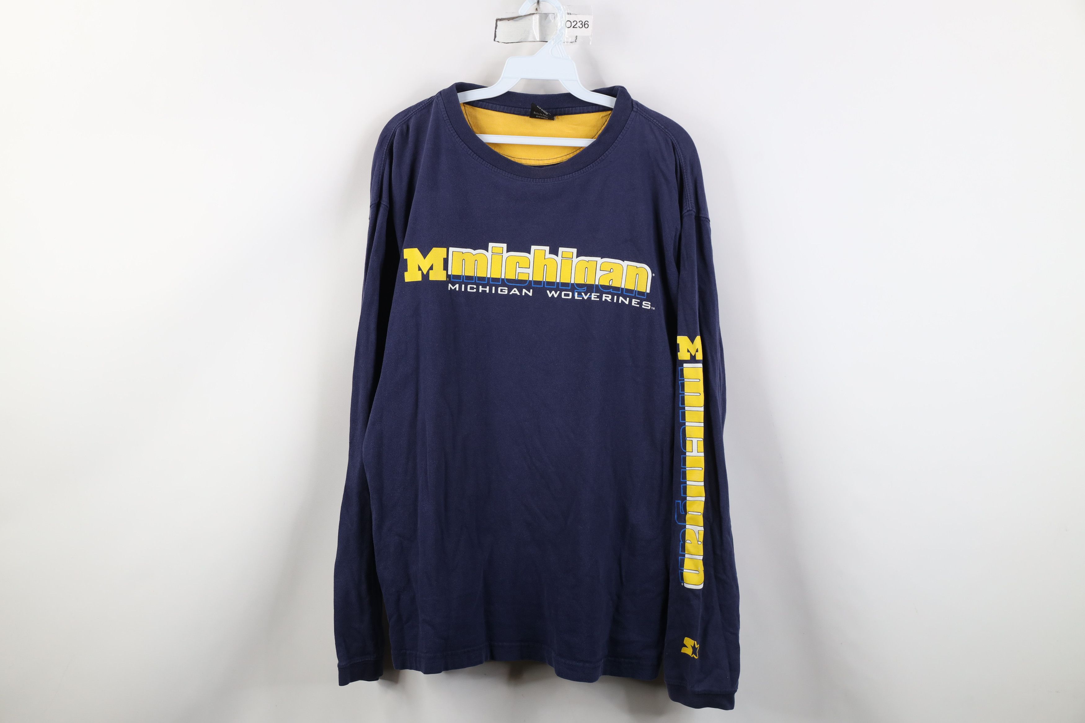 Starter Vintage 90s Starter Faded University of Michigan T-Shirt Size US L / EU 52-54 / 3 - 1 Thumbnail