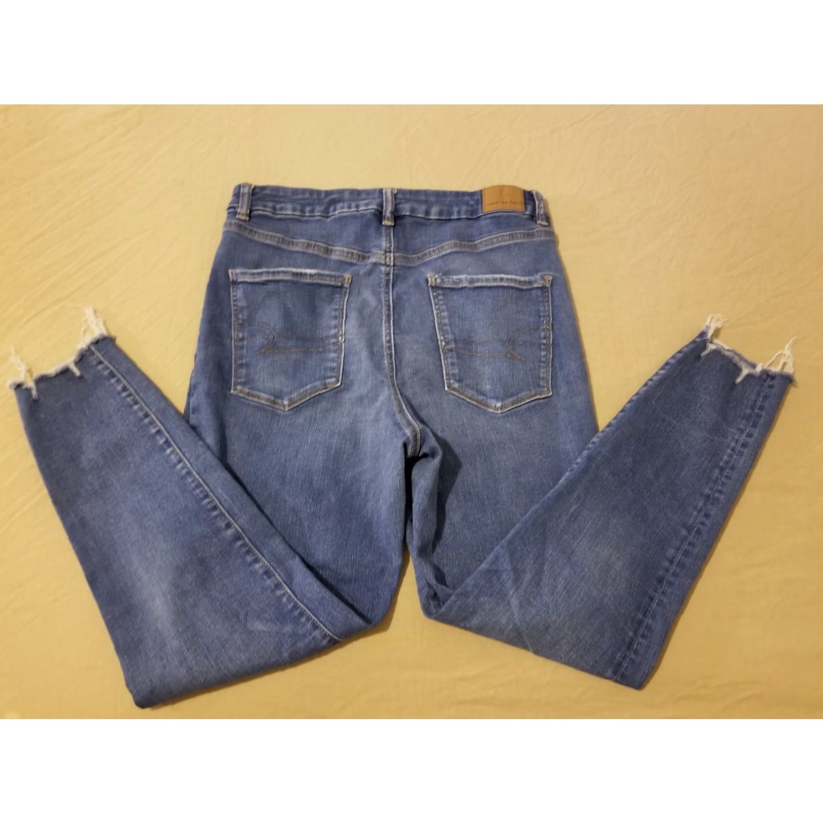 American Eagle Outfitters Womens American Eagle Outfitters Jeans Skinny 12 Short Denim Blue Jegging Pants Shirt? Size 34" / US 12 / IT 48 - 2 Thumbnail