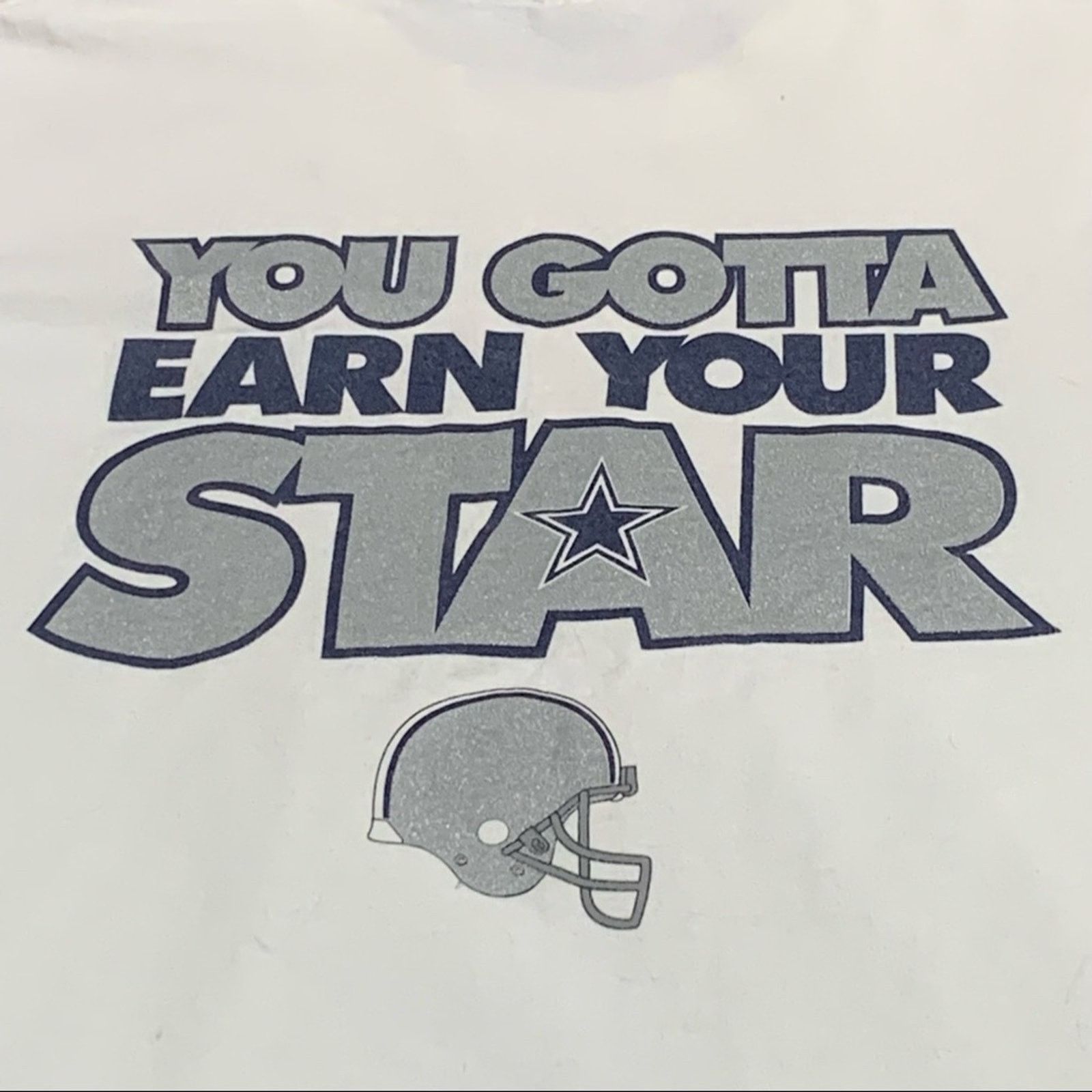 Reebok VINTAGE REEBOK DALLAS COWBOYS MENS TEE SHIRT EARN YOUR STAR Size US L / EU 52-54 / 3 - 3 Thumbnail