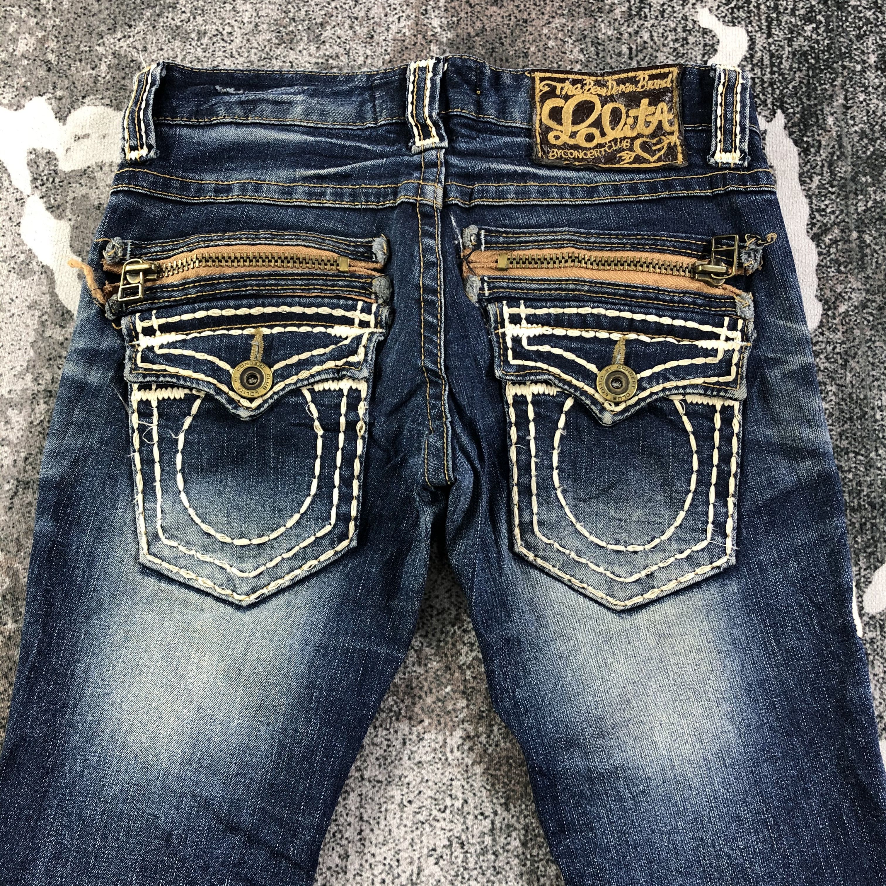 Japanese Brand Lolita Jeans Faded Blue Skinny Denim KJ1759 Size 30" / US 8 / IT 44 - 4 Thumbnail