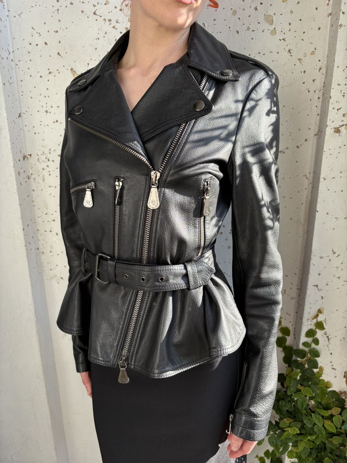 Alexander McQueen Rare Alexander McQueen Leather Biker Jacket Size M / US 6-8 / IT 42-44 - 1 Thumbnail