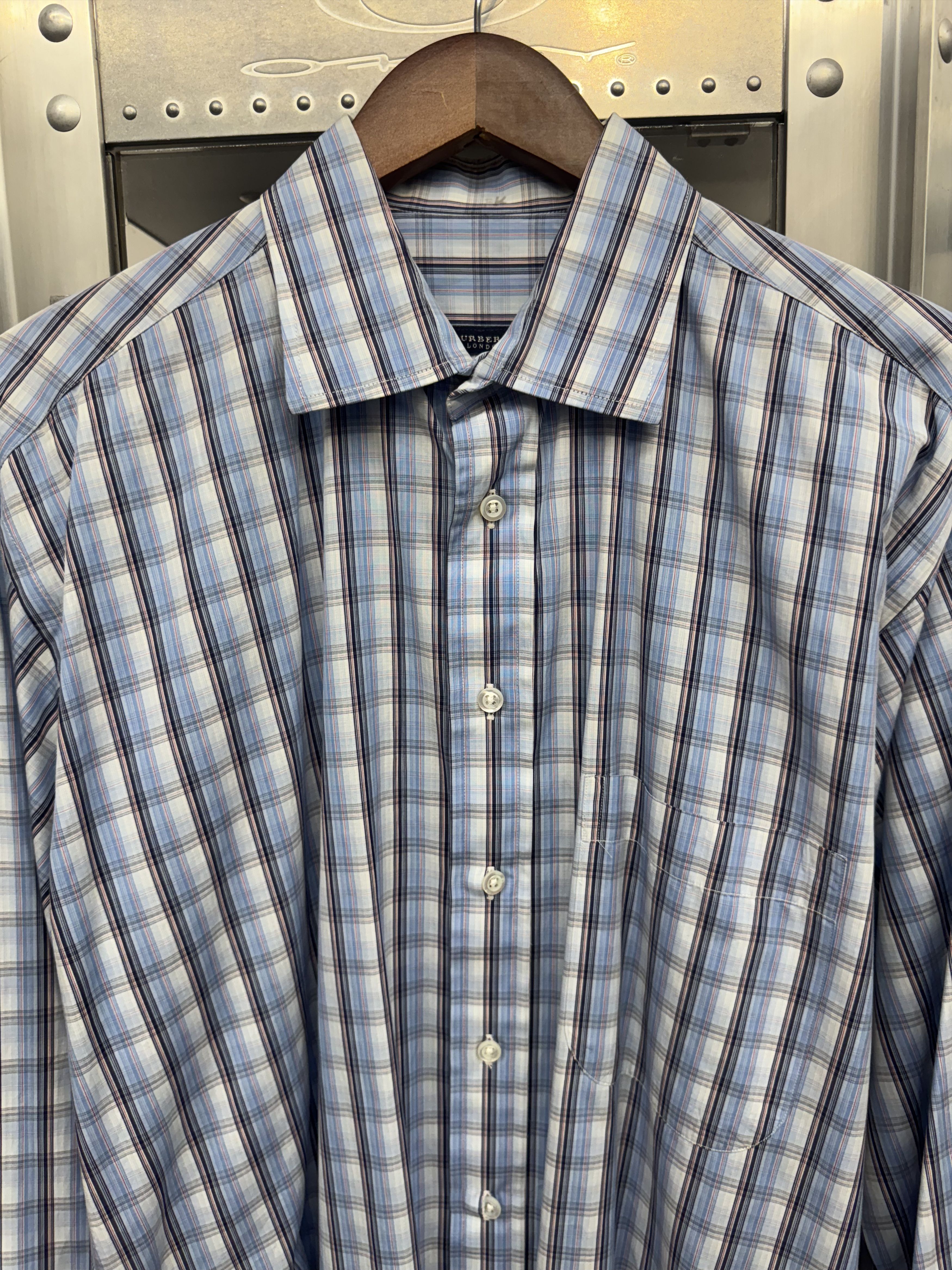 Burberry Vintage Burberry Button Up Size US M / EU 48-50 / 2 - 2 Thumbnail