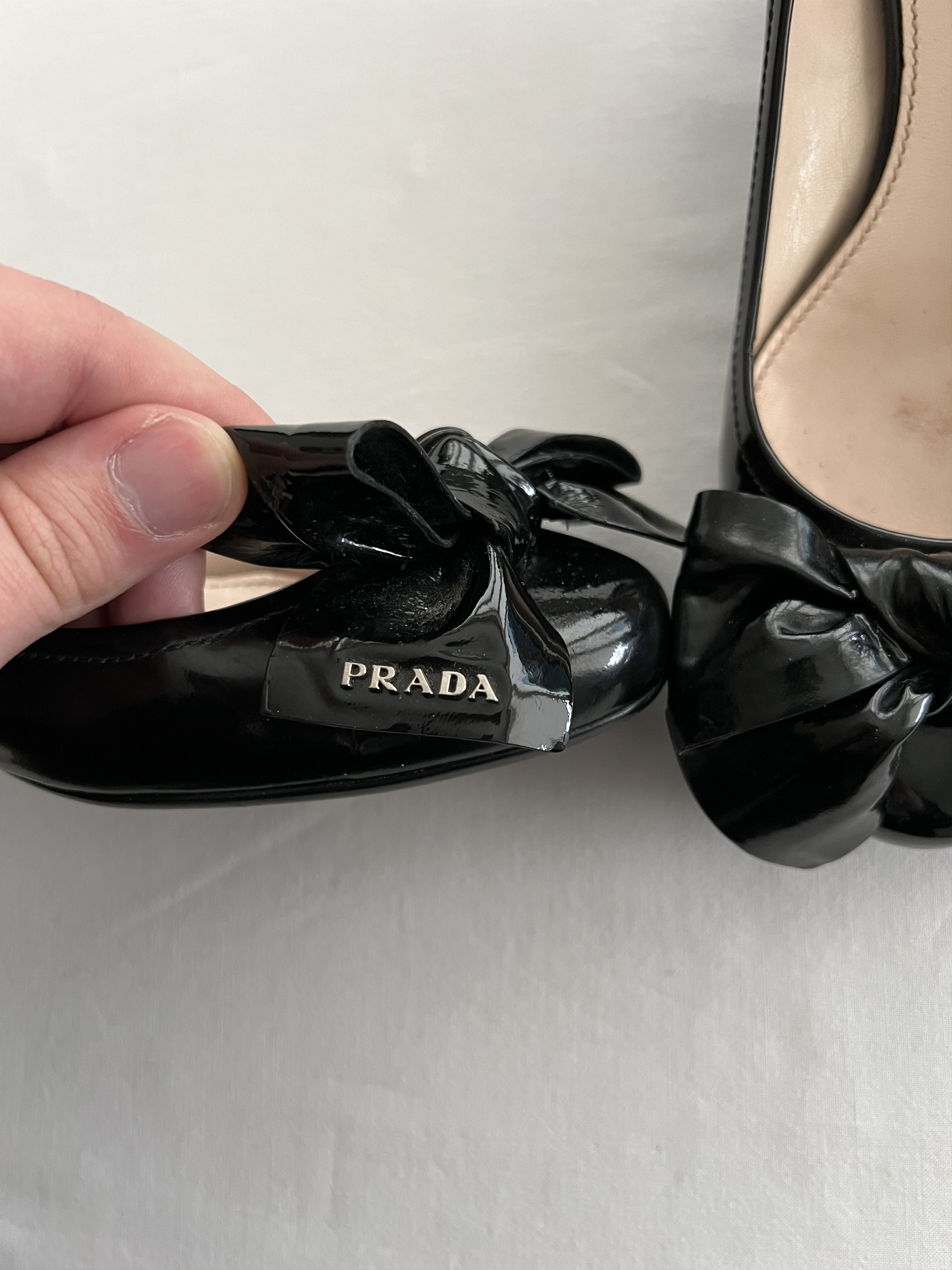 Prada × Vintage Vintage Prada Black Heels Size US 7 / IT 37 - 7 Thumbnail
