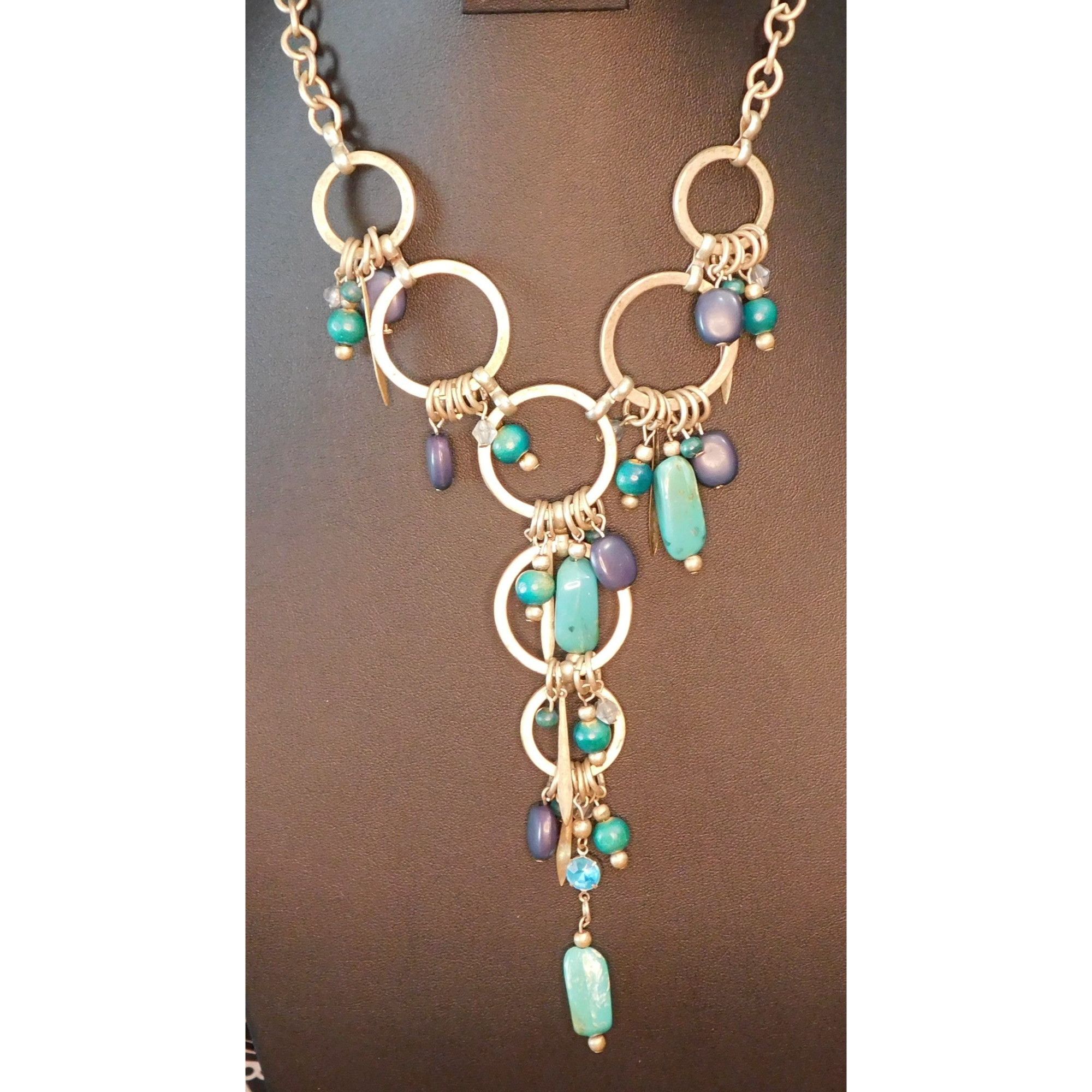 Other Abstract Bohemian Loop And Charm Y Necklace Size ONE SIZE - 3 Thumbnail